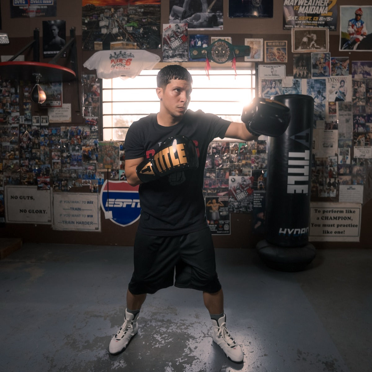 TITLE Boxing Inferno Intensity Lace Training Boxing Gloves - Premium MMA & Kickboxing Gloves for Men & Women - Perfect for Gym, Fitness Training & Combat Sports