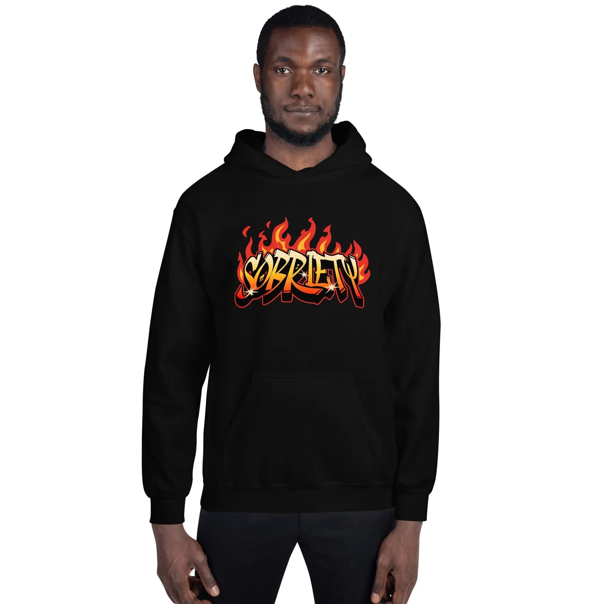 Hot Like Sobriety Unisex Hoodie - Comfortable & Stylish Pullover Sweatshirt for Men & Women | Perfect for Casual Wear, Gym, and Outdoor Activities