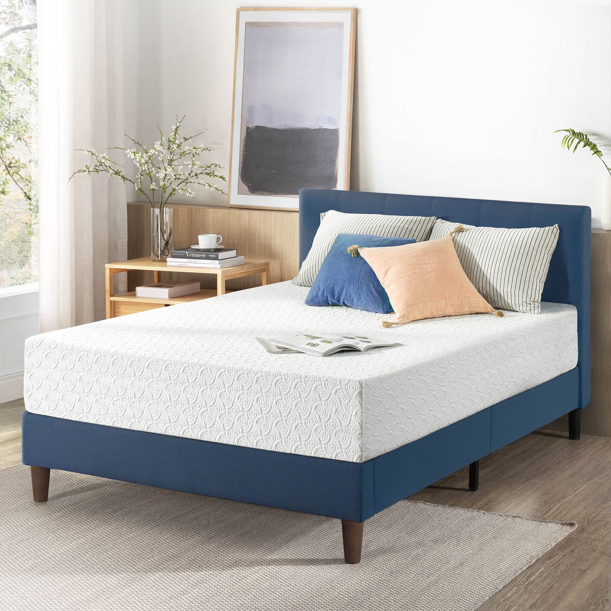 Best 11 Inch Signature Gel Memory Foam Mattress - Cooling Gel Infusion, Twin Size for Bedroom & Guest Room - Pressure Relief & Temperature Regulation