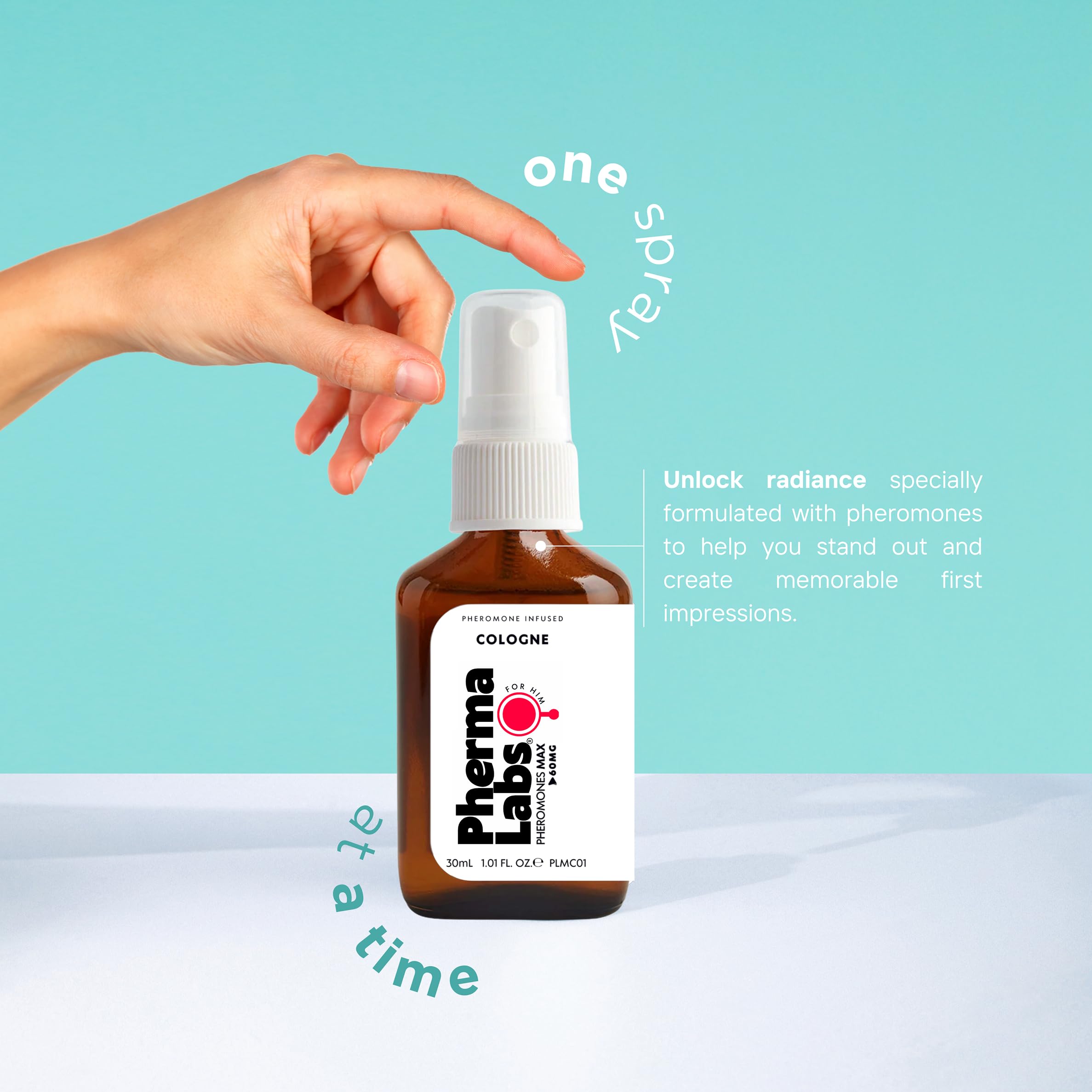 Premium Pheromone-Infused Cologne for Men - Max For Him Fragrance No.1 (1 oz Bottle) | Attract Confidence & Romance for Date Nights & Special Occasions