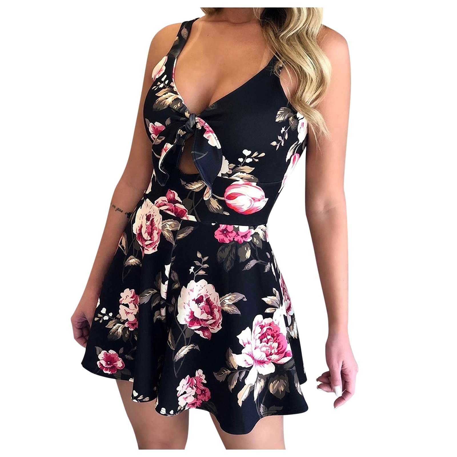 Women's Loose Fit Romper Jumpsuit - Summer Casual Playsuit Pants & Bodycon Catsuit for Beach Holiday Outfits | Perfect for Vacation, Pool Parties & Outdoor Activities