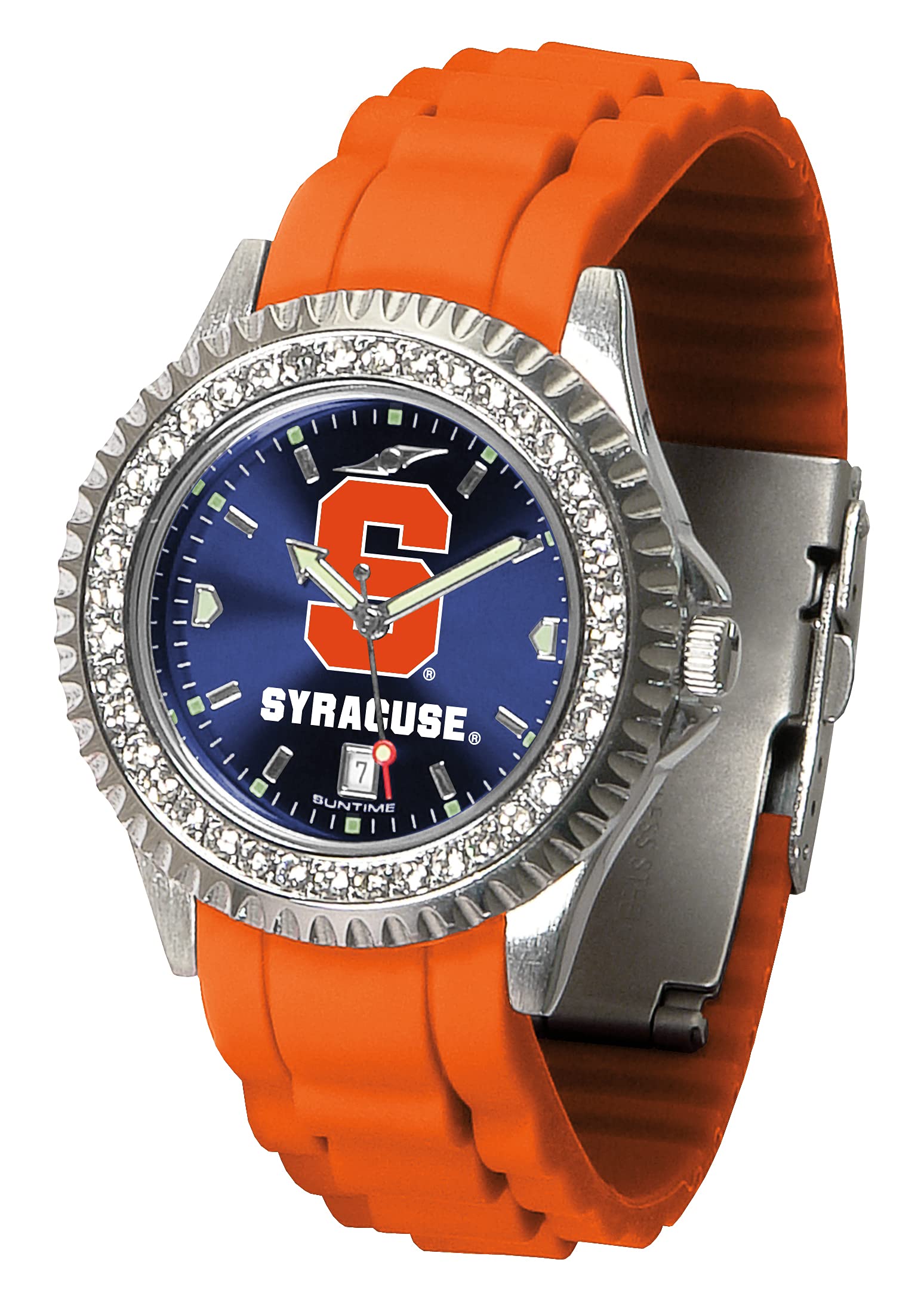 SunTime Women's NCAA Sparkle Watch - Crystal Bezel for Sports & Parties