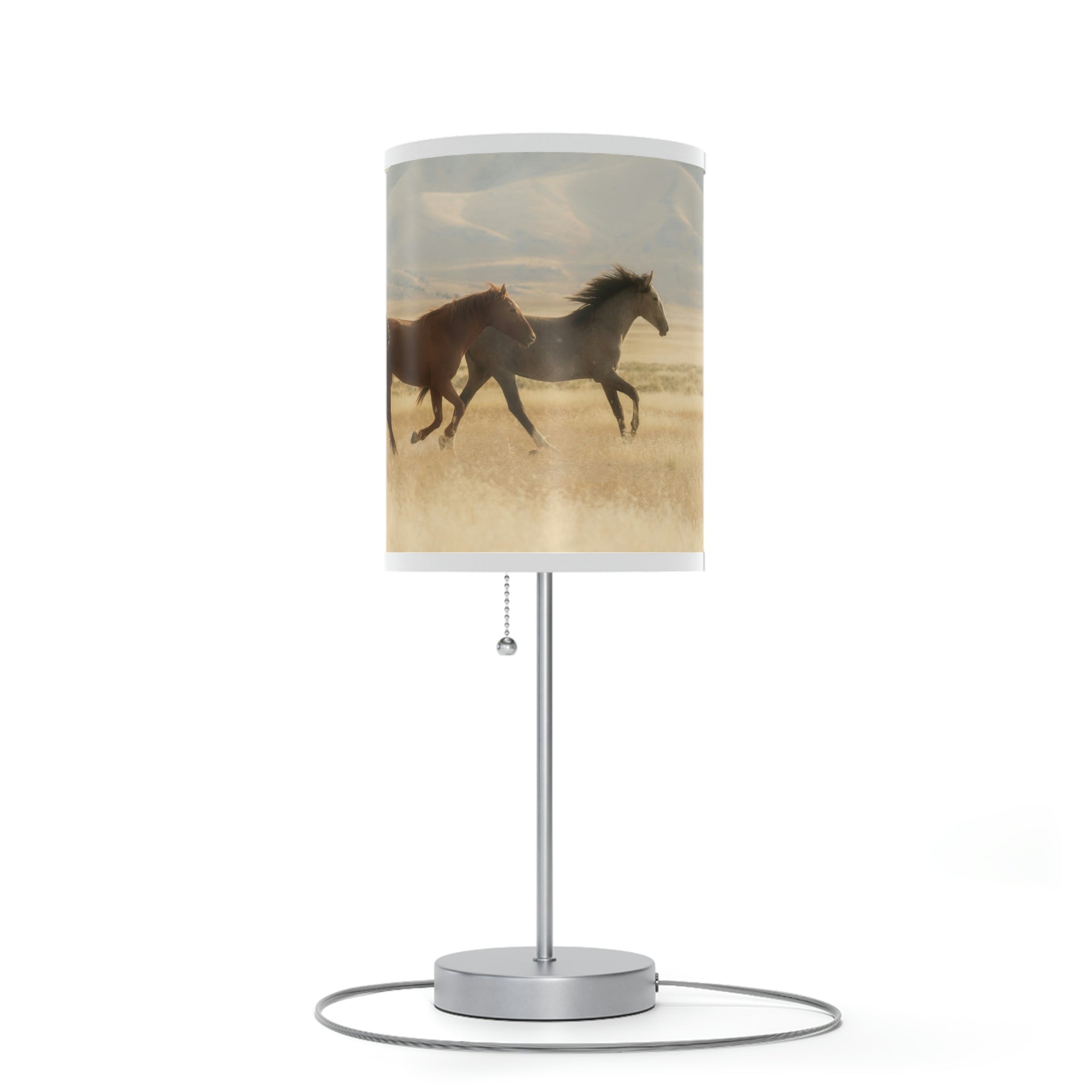 Galloping Horse Table Lamp - Western Style Bedroom & Office Lighting for Home Decor - Perfect for Western Themed Rooms, Cowboy Decor, and Ranch Style Interiors