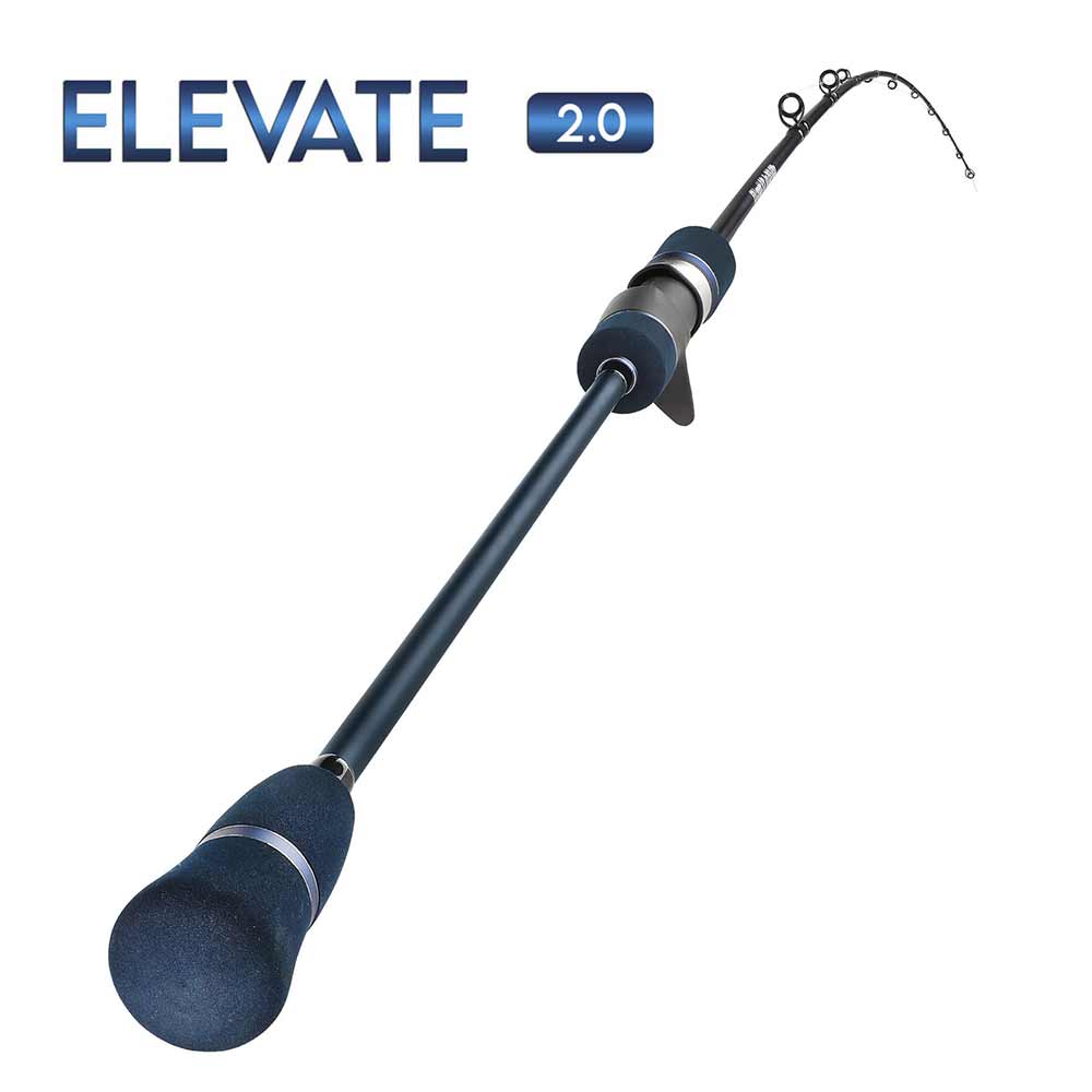 Temple Reef 6FT 9IN Elevate 2.0 Slow Pitch Jigging Fishing Rod - Premium Saltwater Rod for Offshore Deep Sea Fishing & Bottom Jigging