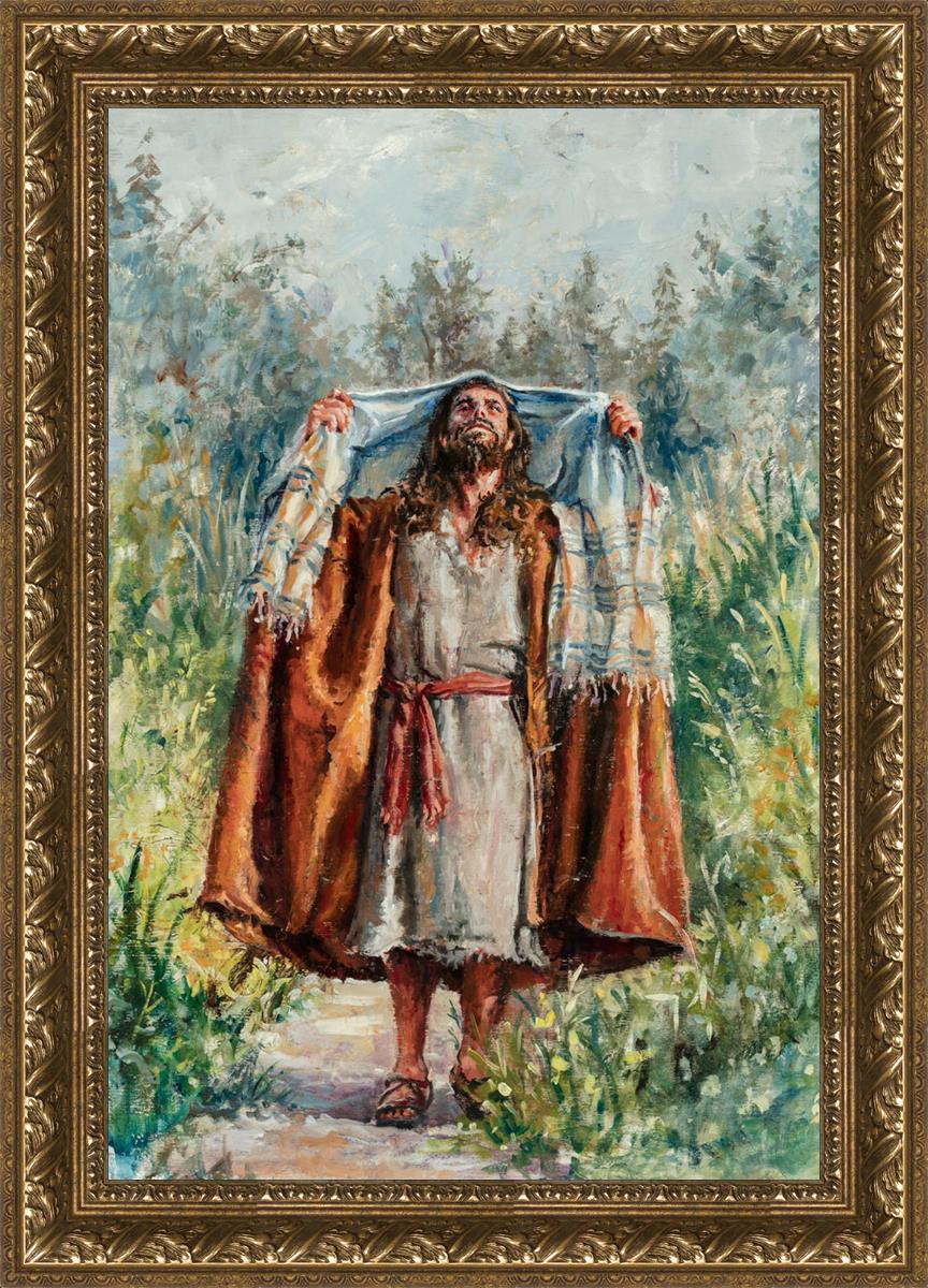 Jesus in the Wilderness - Religious Wall Art for Home & Church Decor - Inspirational Christian Gift for Prayer & Meditation Spaces