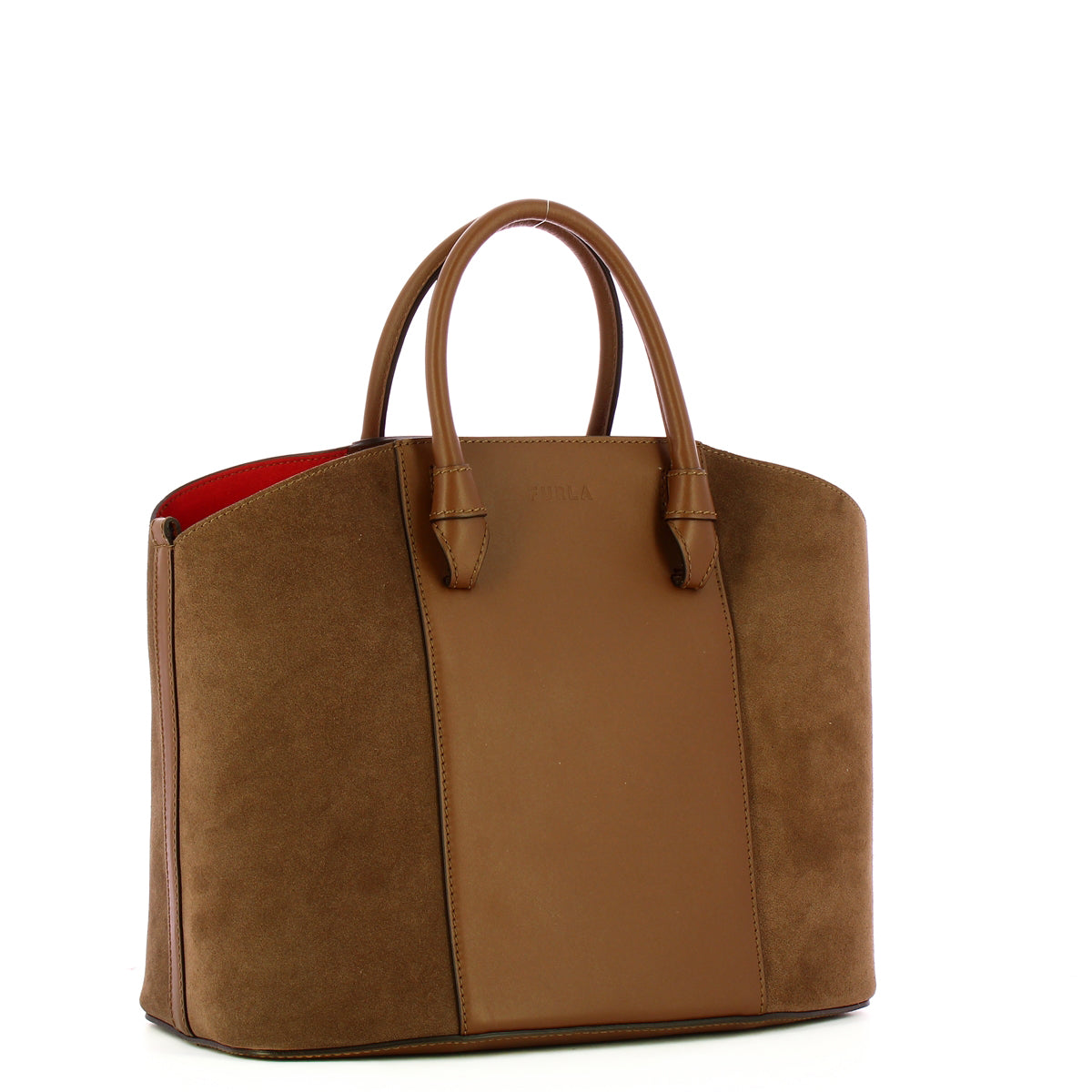 Furla Miastella L Praline Handbag WB00333BX0428 - Stylish Leather Tote for Women, Perfect for Work, Travel & Everyday Use
