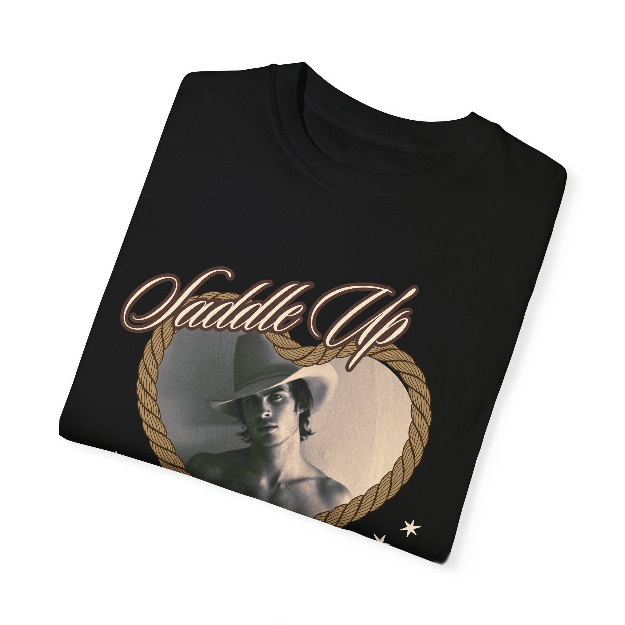 Riding & Western Style Saddle Up Graphic T-Shirt for Men & Women - Comfortable Cotton Tee for Horseback Riding, Rodeo & Cowboy Fashion