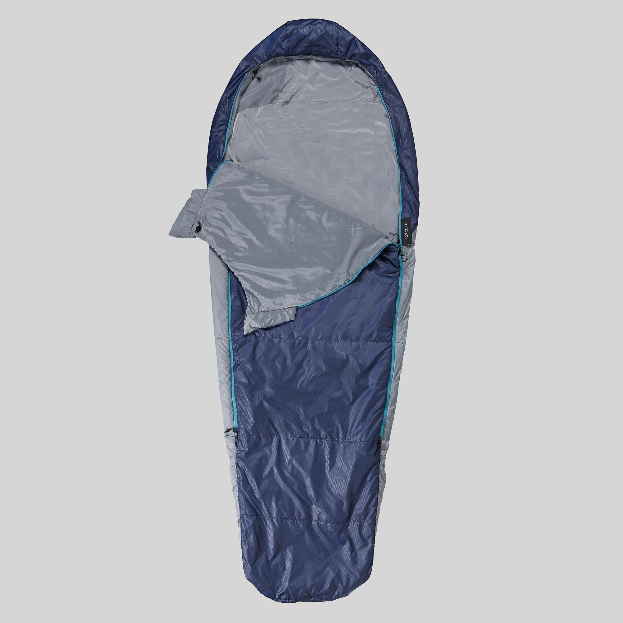 Forclaz MT500 59°F Lightweight Polyester Sleeping Bag for Camping, Hiking & Backpacking - Compact & Warm Outdoor Gear