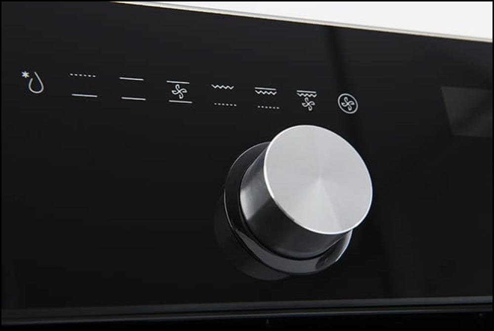 Euro Appliances EV60M8SX 60cm Built-in Electric Oven - Black & Stainless Steel Design for Modern Kitchens | Perfect for Baking, Roasting & Family Cooking