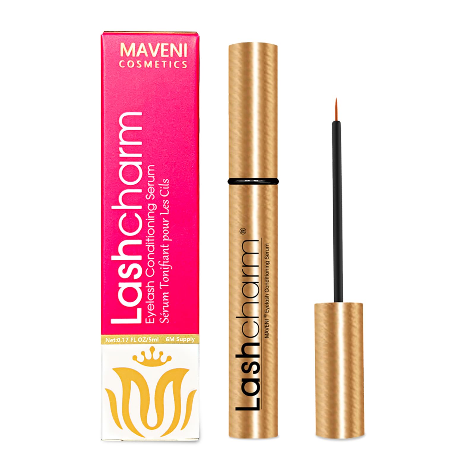 Best Lash Enhancing Serum for Women – Fast & Effective Eyelash Growth Treatment for Longer, Fuller, Denser Lashes – 5ml – Perfect for Nighttime Beauty Routine & Special Occasion Makeup Prep