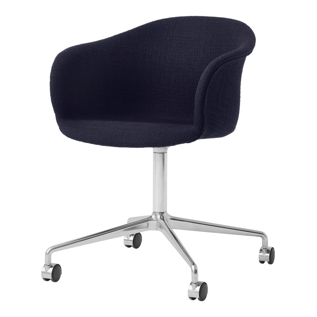 Elefy JH37 Ergonomic Conference Chair with Swivel Base & Smooth-Rolling Casters - Upholstered Office Chair for Meetings, Home Office & Executive Workspaces