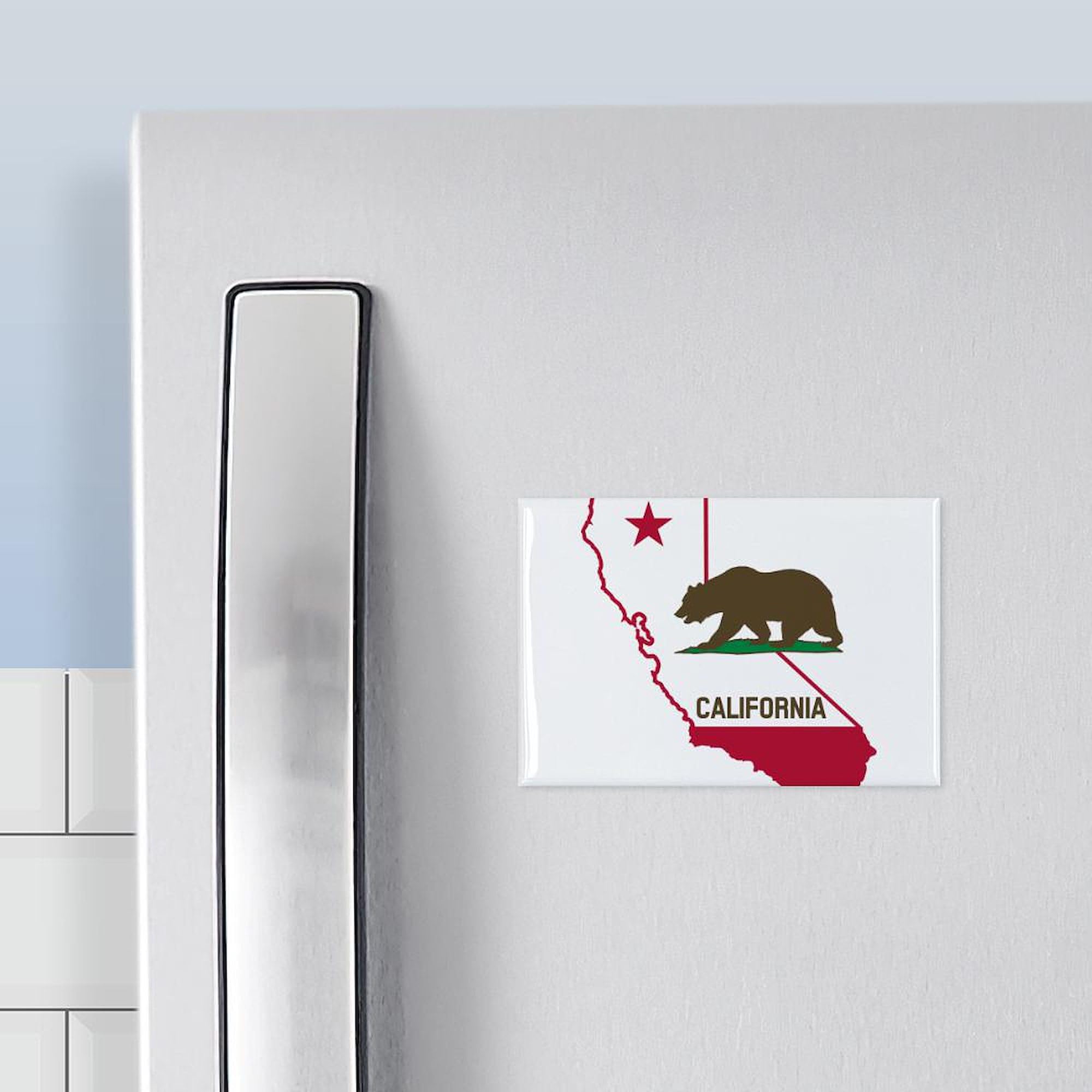 CafePress California State Bear Refrigerator Magnets - 10 Pack (2