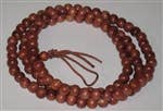 Korean Zen Plain Cedar 108 Bead Mala Necklace - 10mm Buddhist Prayer Beads for Meditation, Yoga & Mindfulness Practice