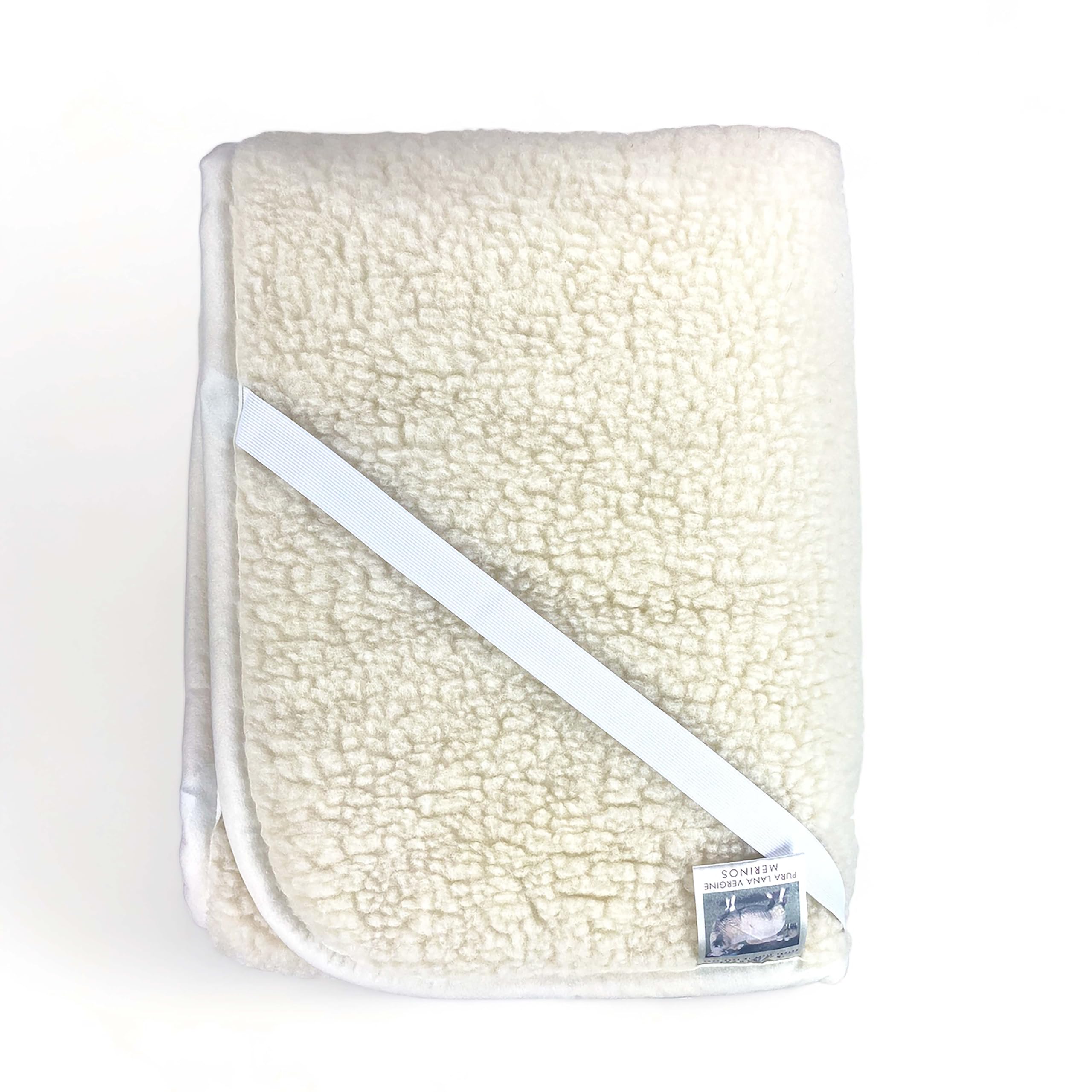 100% Pure Merino Wool Mattress Topper - 160x190 cm King Size, 1000g Weight, 11 Sizes Available - Luxury Bed Topper for Cold Weather & Allergy Relief - Perfect for Master Bedrooms, Guest Rooms & Winter Comfort