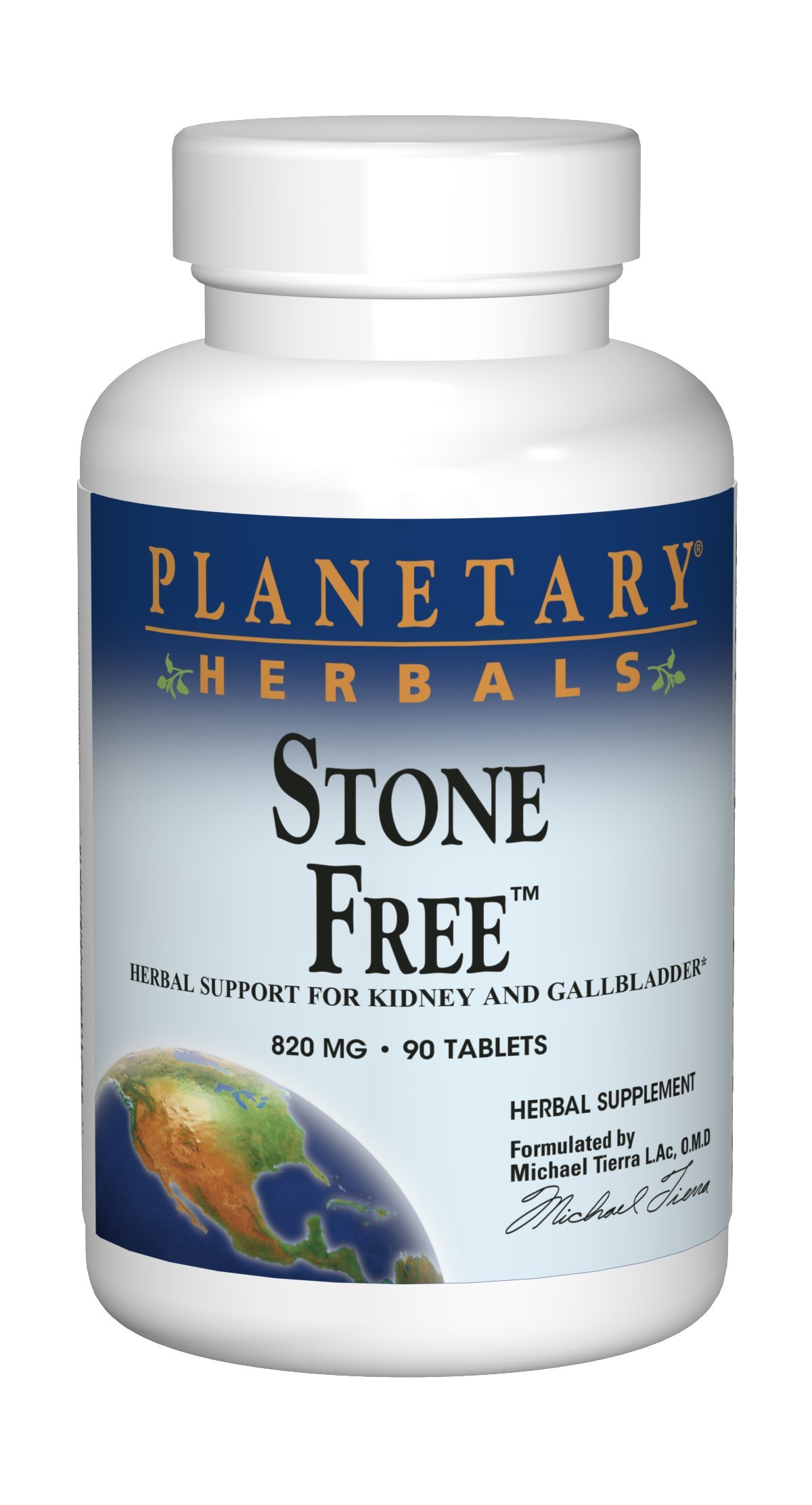 Planetary Herbals Stone Free Tablets - 90 Count Natural Kidney & Gallbladder Support Supplement | Promotes Urinary Tract Health & Detox | Perfect for Daily Wellness Routine