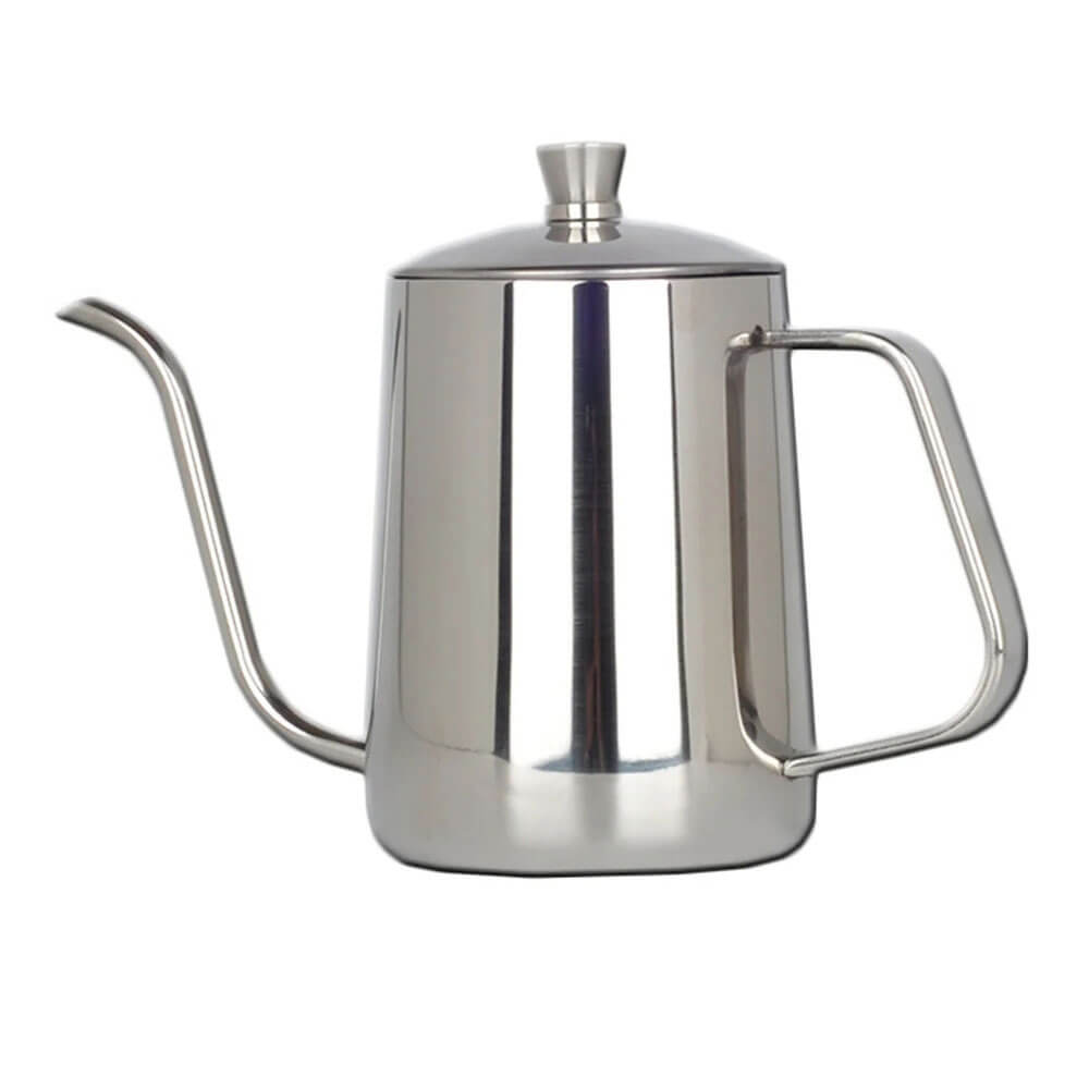 Premium Robusta Pour Over Coffee Kettle - Stainless Steel Gooseneck Coffee Brewer with Ergonomic Handle for Perfect Pour Control - Ideal for Home Baristas, Specialty Coffee Shops & Camping Brewing