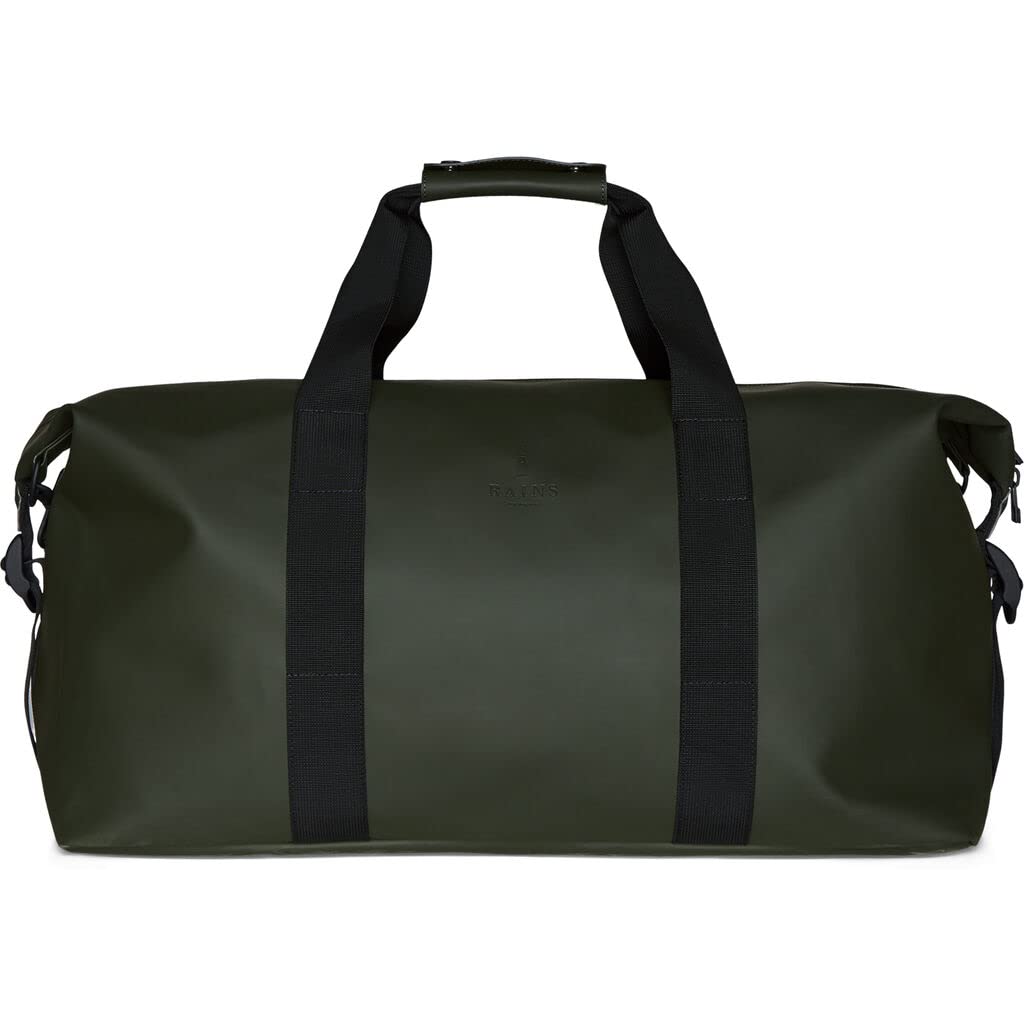 Rains Waterproof Weekend Bag Large - Green | Durable Travel Duffel for Gym, Beach & Outdoor Adventures | Perfect for Camping, Hiking & Weekend Getaways