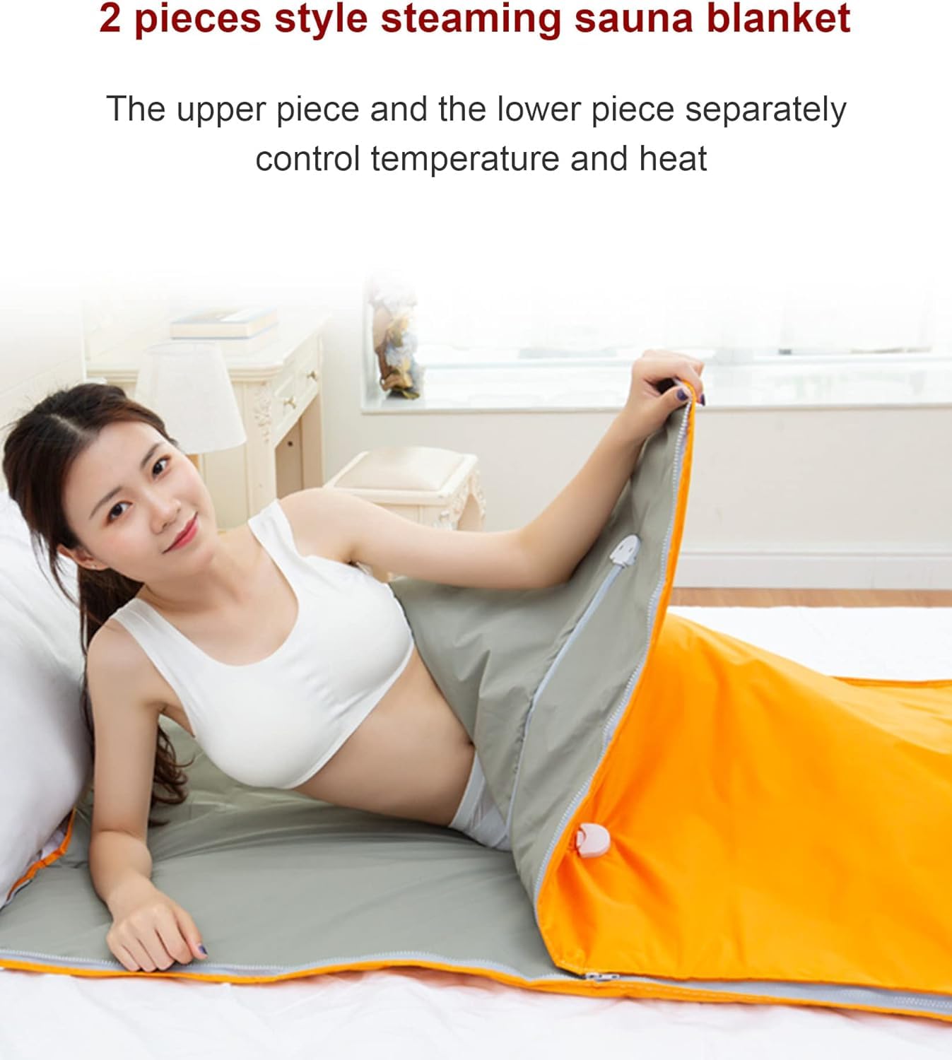 Weight Loss Sauna Blanket - Portable Personal Detox & Body Shaping Sauna Wrap for Women - Slimming Body Wrap for Home Spa & Wellness