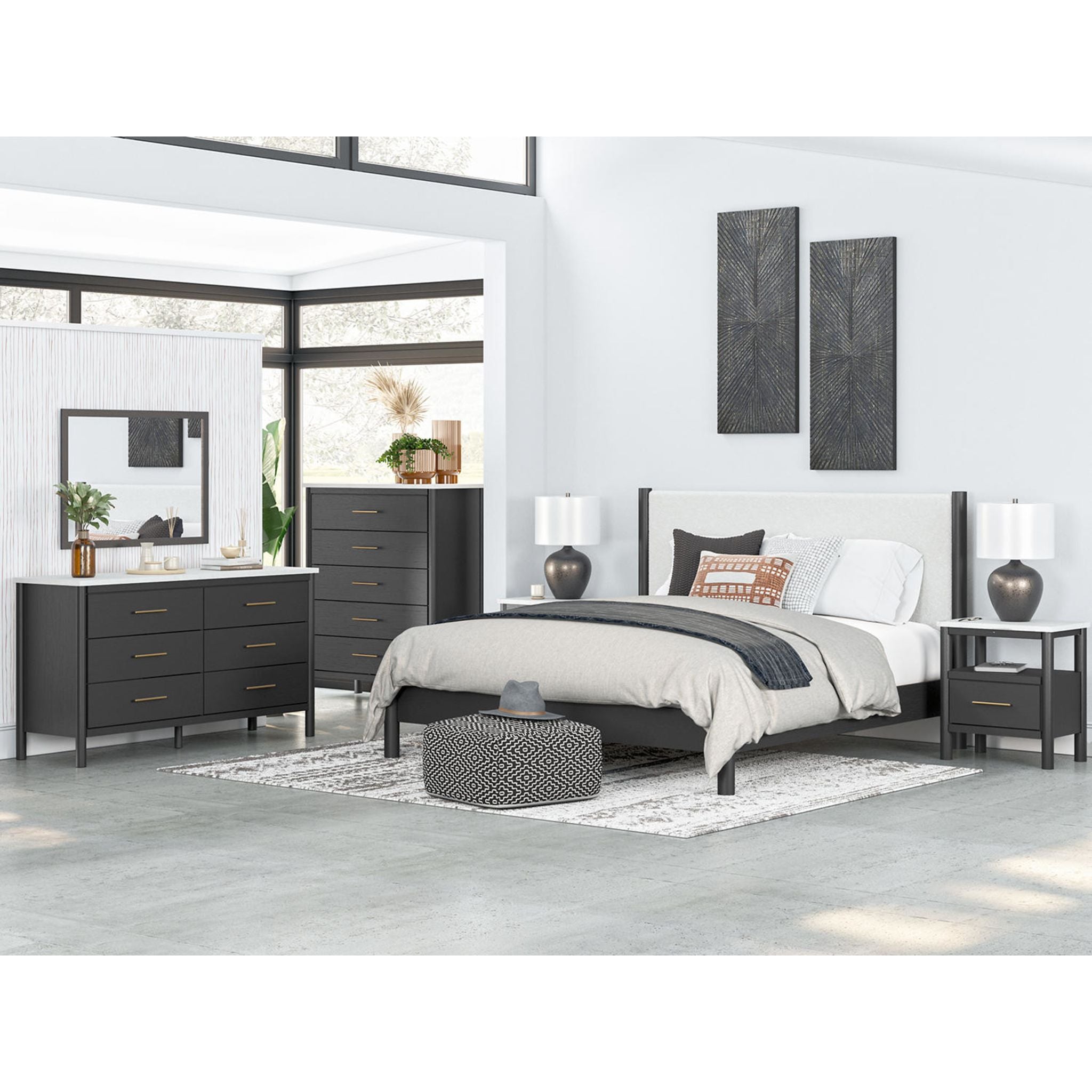 Stylish Cadmori Dresser with Mirror - Modern Bedroom Furniture for Home Organization & Decor | Perfect for Bedrooms, Living Rooms & Guest Rooms