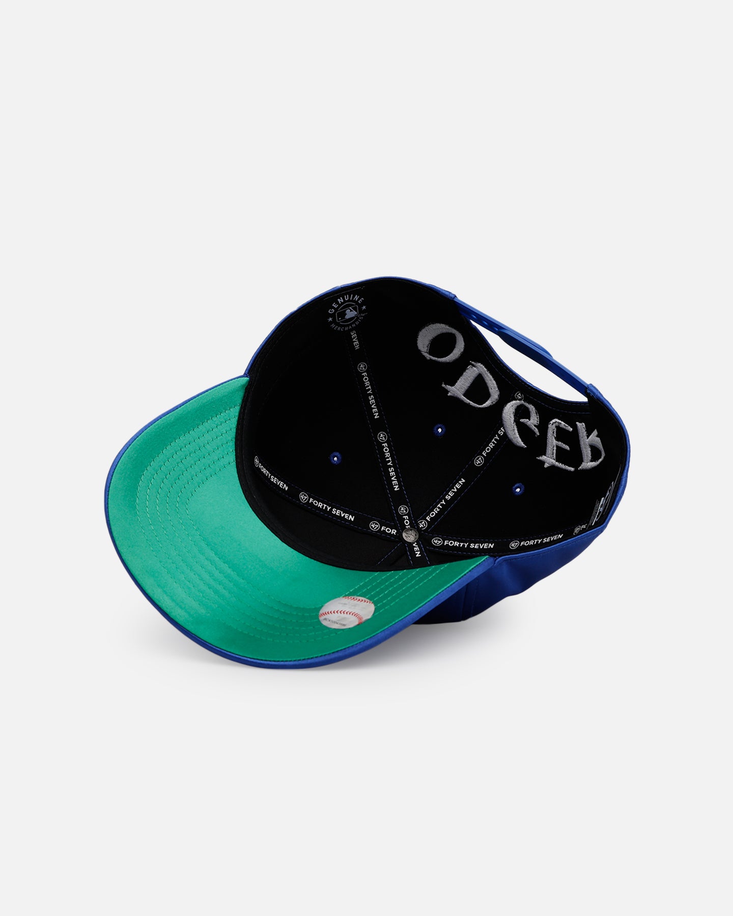 47 Brand Los Angeles Dodgers 'Silky Way' 47 Hitch Snapback Blue Baseball Cap - Official MLB Hat for Men & Women, Perfect for Games, Streetwear & Casual Outfits