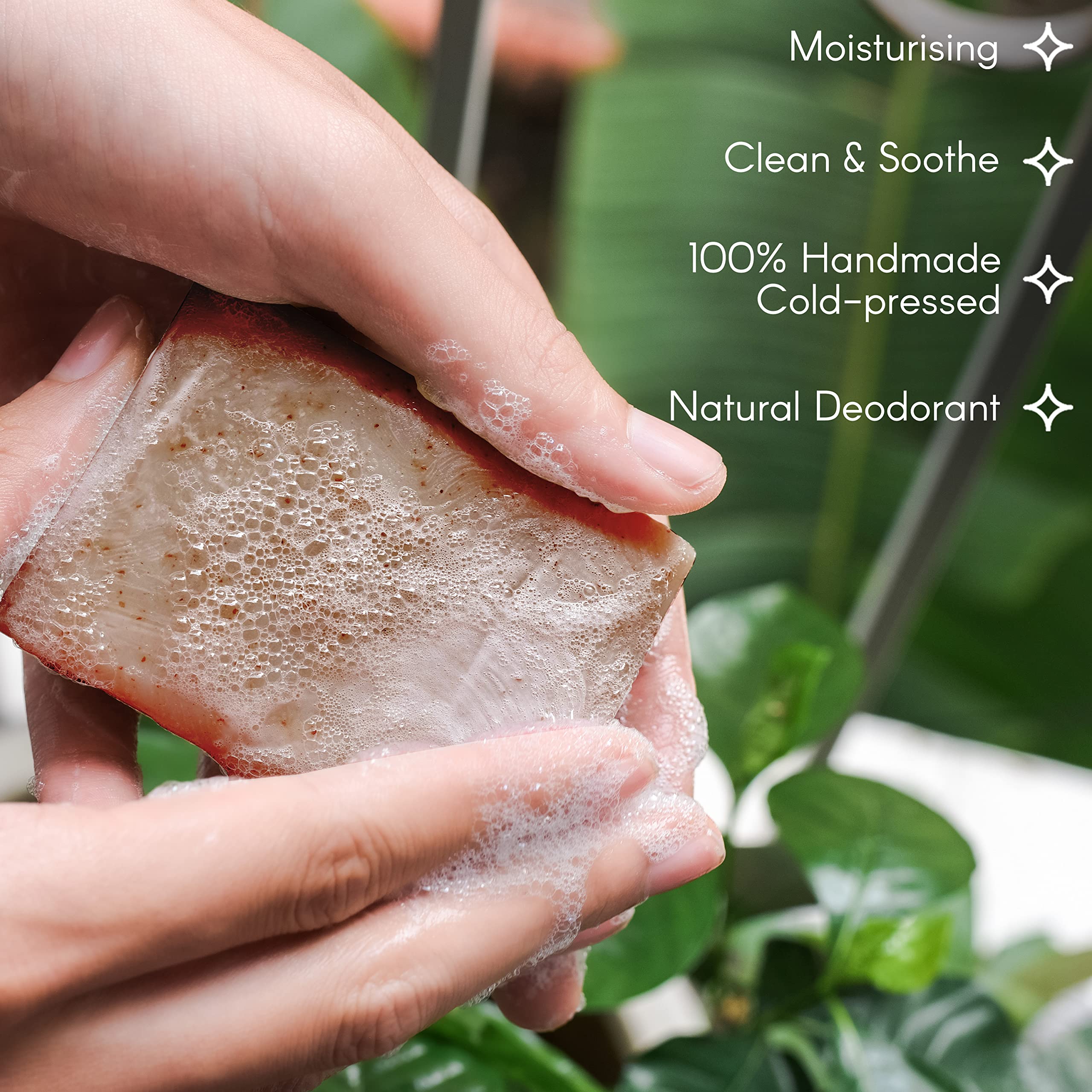 Havana & Co. Natural Lemongrass Soap Bars 5.3oz - Handmade Vegan Moisturizing Body Bar for Men & Women - Cold-Pressed Face, Hand & Bath Wash - Ideal for Dry Skin Care, Spa Day & Eco-Friendly Gifting