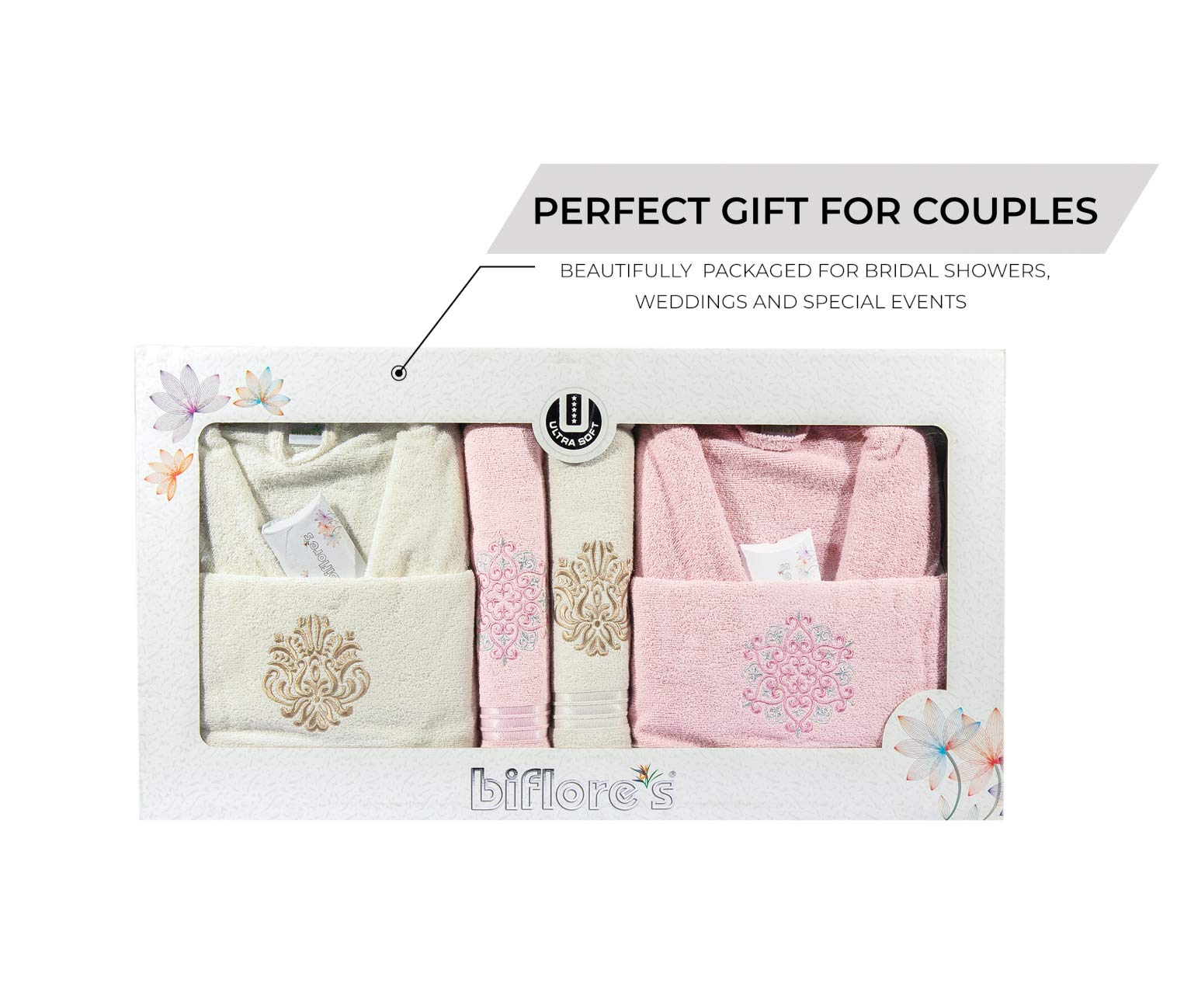Anna Women's Soft Robe and Towel Set - Luxurious Bathrobe & Towel Combo for Spa, Bath, and Relaxation at Home