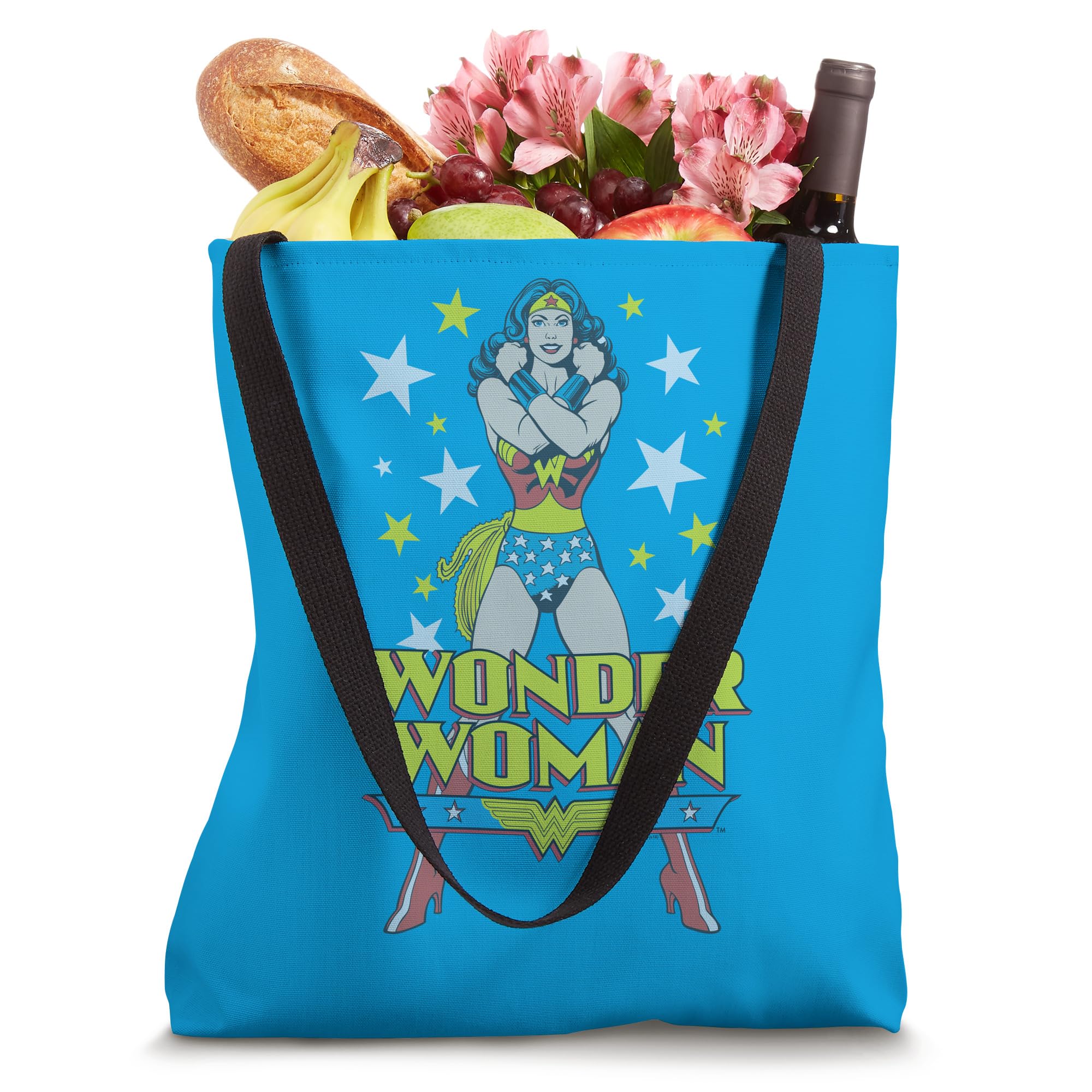 Wonder Woman Tote Bag - Durable & Stylish Superhero Tote for Women - Perfect for Shopping, Work & Comic Con