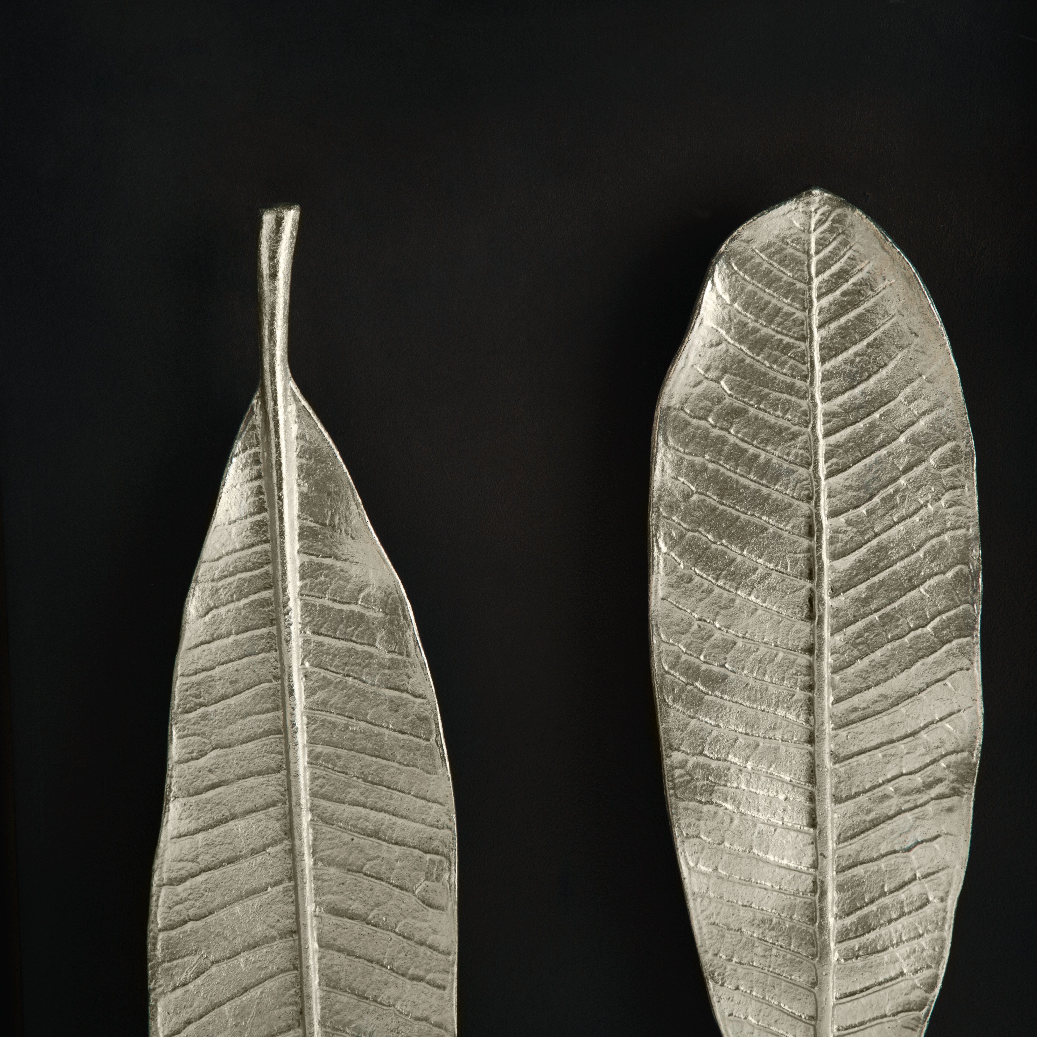 Handmade Champa Leaf Shadow Box - Natural Floral Wall Art Decor for Home & Office - Perfect for Boho, Farmhouse, and Zen Interior Design Styles