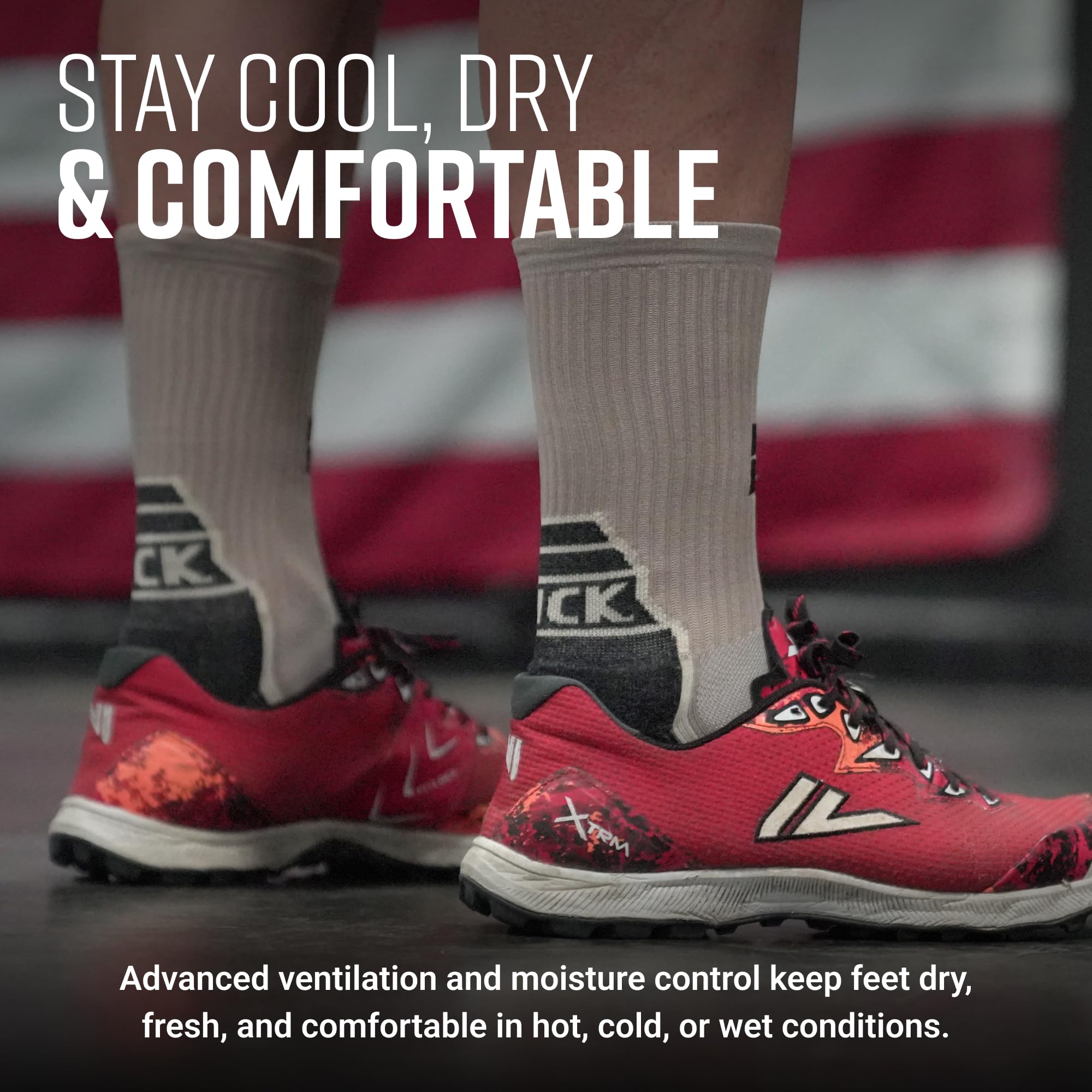 Premium Merino Wool Tactical Boot Socks for Military, Rucking, Hiking & Outdoor Adventures - Durable USA-Made Crew Socks for Cold Weather & Extreme Conditions