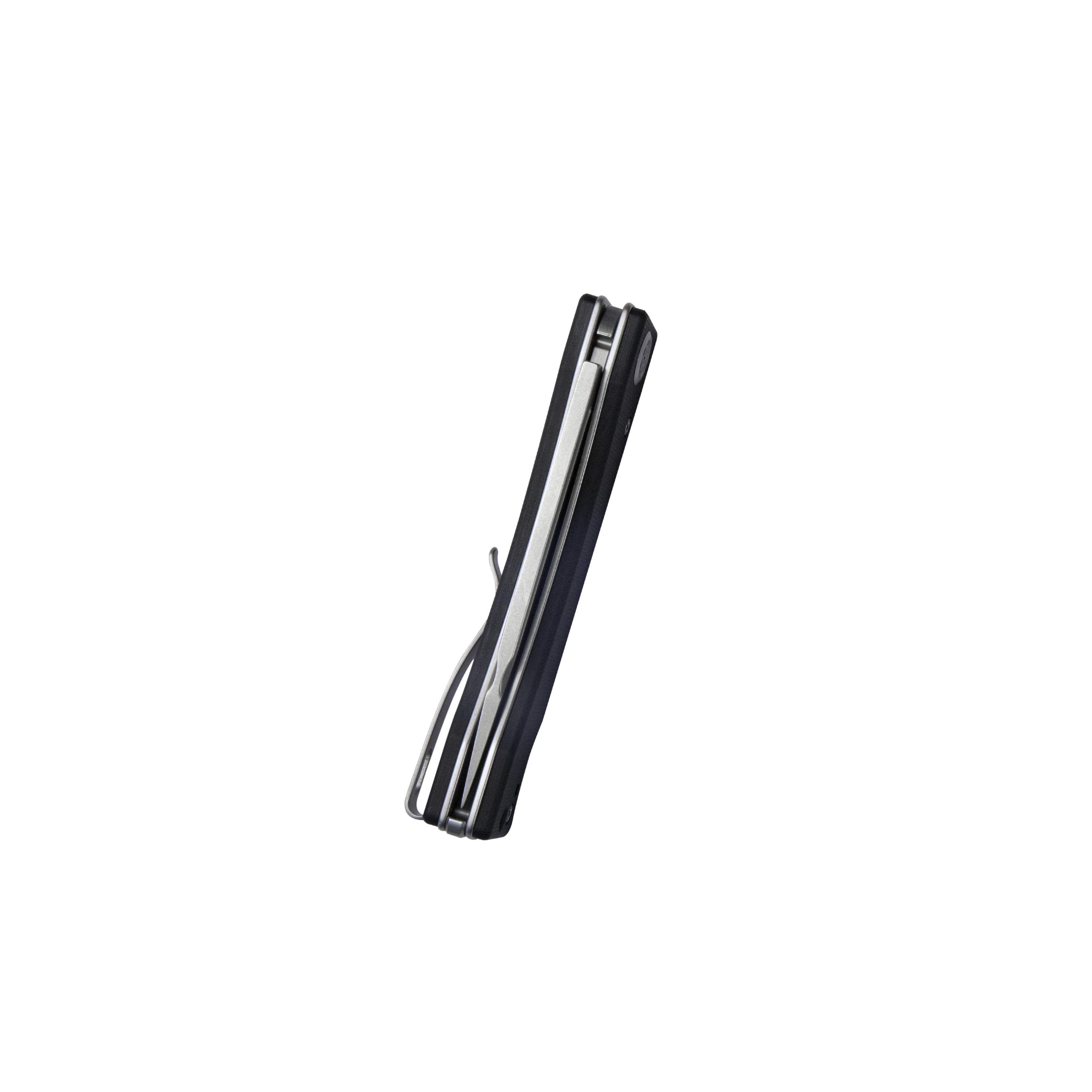 Kubey Akino Lockback Pocket Folding Knife - Black G10 Handle, 3.15
