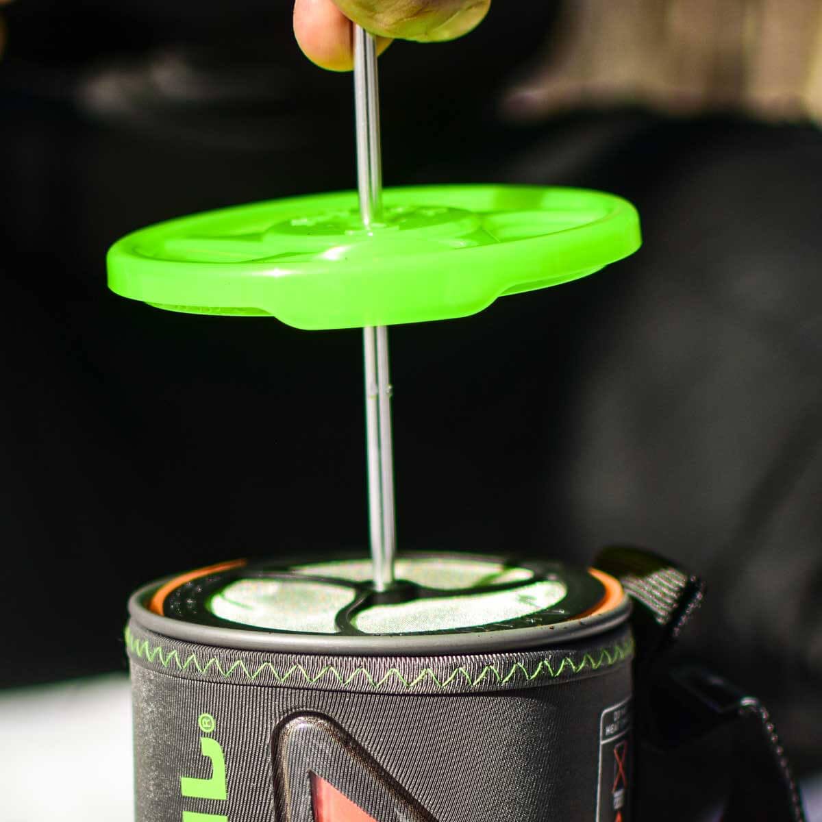 Jetboil Silicone French Press Coffee Maker for Camping & Backpacking | Portable Coffee Brewing System | Perfect for Outdoor Adventures, Hiking & Travel