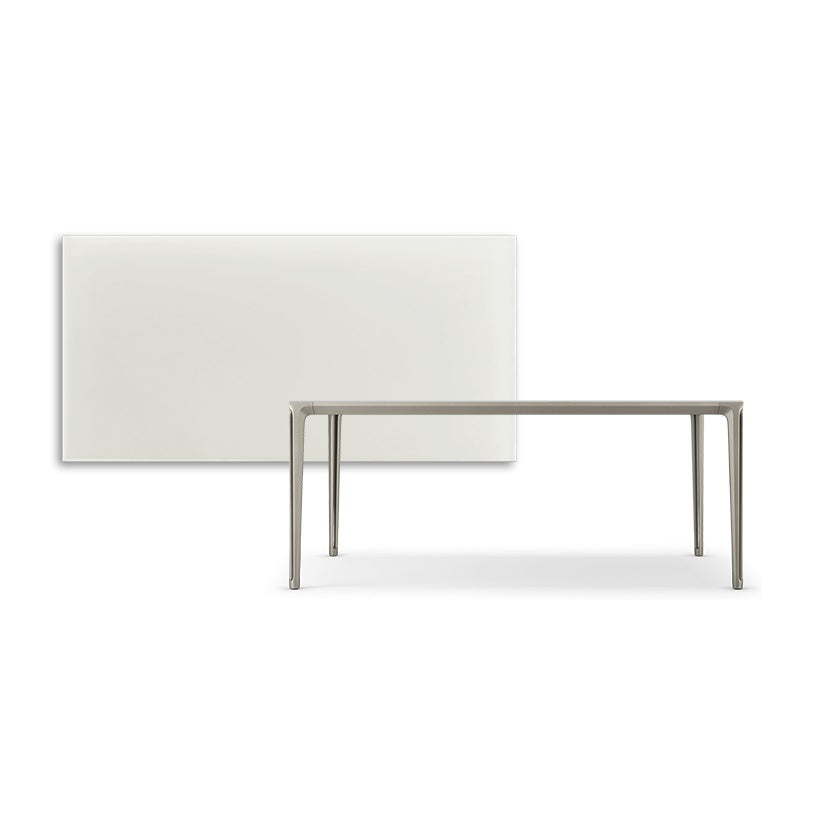Cattelan Boulevard Modern Glass Dining Table - Elegant Contemporary Design for Living Room, Kitchen, or Office