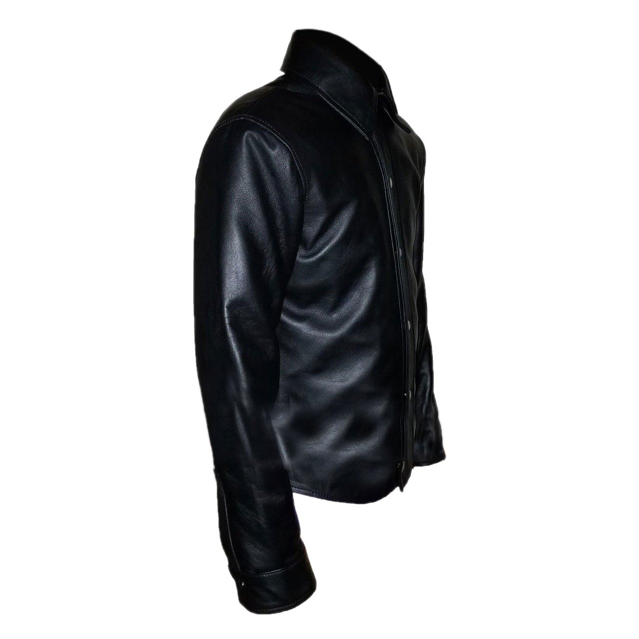 Men's Premium Real Sheep Leather Long Sleeve Shirt - BLUF Gay Collection | Stylish & Durable for Casual Wear, Night Out & Fashion Events