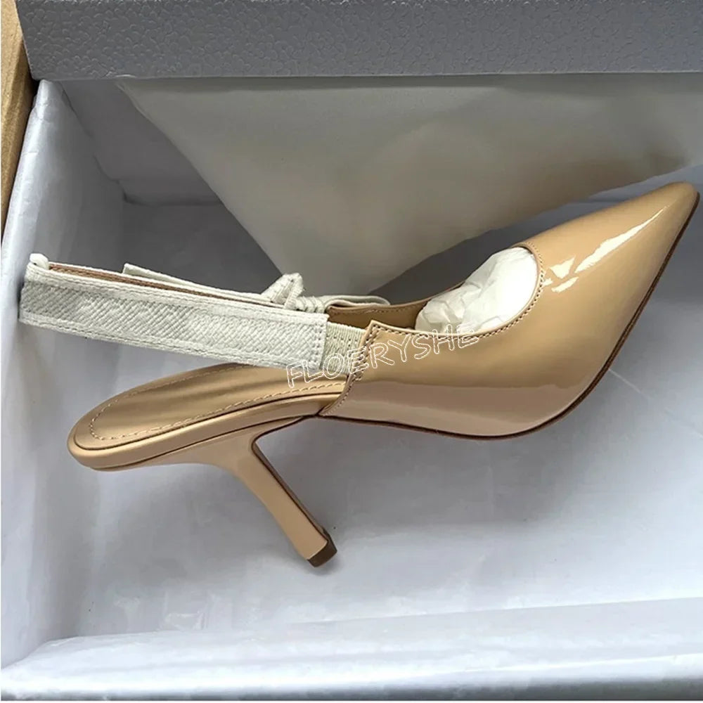Black Patent Leather Stiletto Pumps - Women's Pointed Toe High Heel Dress Shoes for Party & Evening Wear | Summer New Arrival Luxury Heels | Perfect for Weddings, Date Nights & Special Occasions