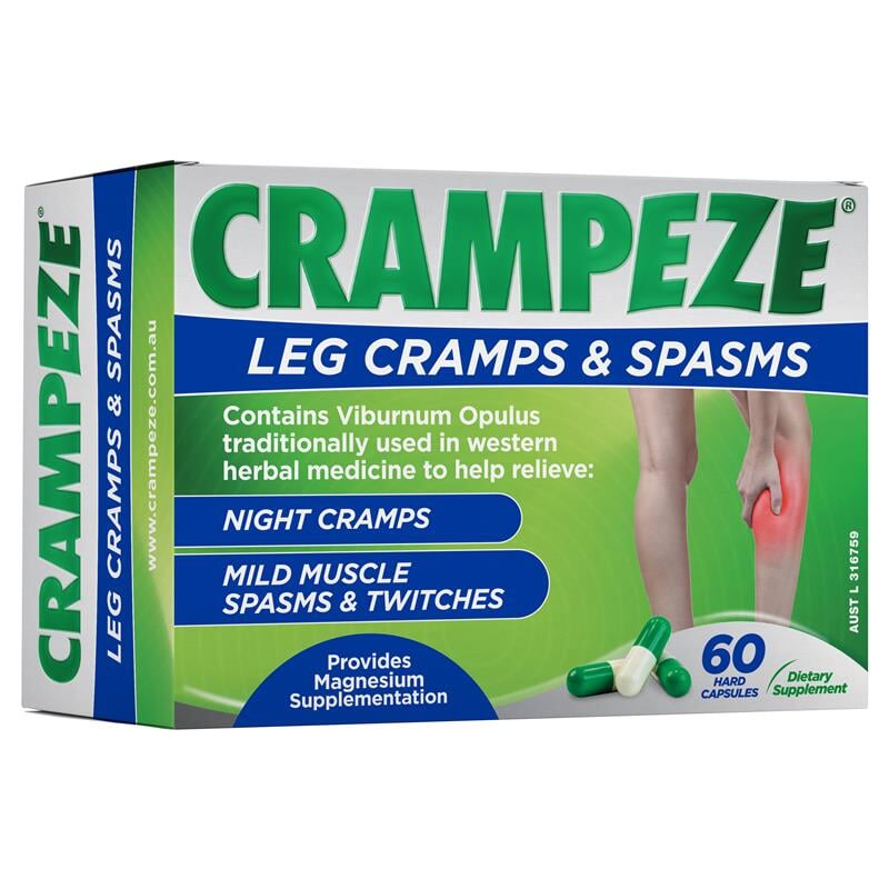 Crampeze Leg Cramp Relief - Fast-Acting Muscle Relaxant for Nighttime Leg Cramps & Charley Horses - Ideal for Athletes, Pregnant Women & Seniors - Perfect for Post-Workout Recovery & Nighttime Comfort
