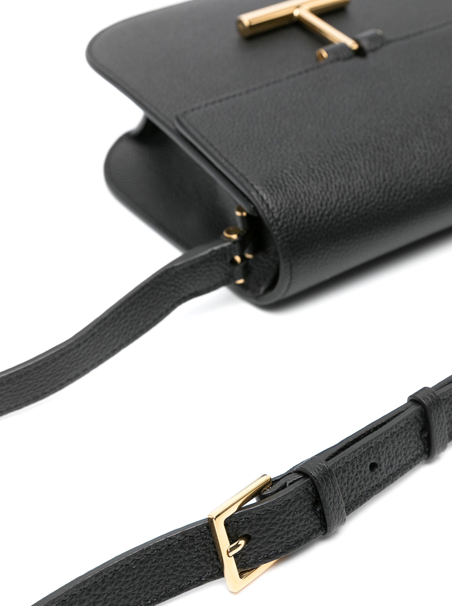 Stylish Hanging T-Hardware Leather Bag for Women - Fashionable Crossbody Purse with Adjustable Strap - Perfect for Work, Travel & Everyday Use