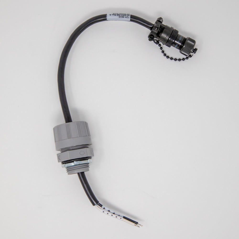 1FT DC Power Cable with Cord Grip Fitting - Heavy Duty Power Cord for Electronics, CCTV, LED Lights - Secure Connection for Home & Office Use