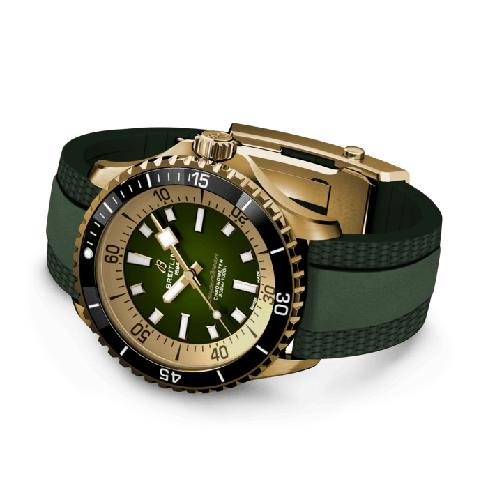 Breitling Superocean Automatic 42mm Bronze Men's Diver Watch - Luxury Waterproof Timepiece for Swimming, Diving & Everyday Wear