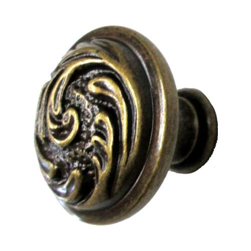 Antique Brass French Provincial Drawer Knobs - Vintage Cabinet Hardware for Dressers, Wardrobes & Furniture Restoration (Set of 10) | Perfect for DIY Home Decor & Antique Furniture Refinishing Projects