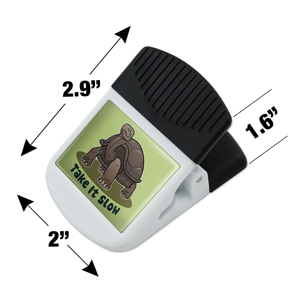 Funny Tortoise Slow Turtle Refrigerator Magnet - Strong Magnetic Hanging Hook for Notes, Photos & Snack Bags - Perfect for Kitchen Organization & Office Memo Boards