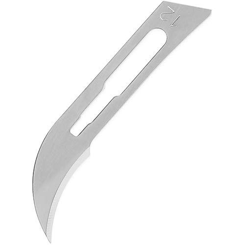 Premium Sterile Surgical Blades #12 - 100 Pcs Box | Medical Grade Stainless Steel Scalpels for Precision Cutting | Ideal for Hospitals, Clinics & First Aid Kits