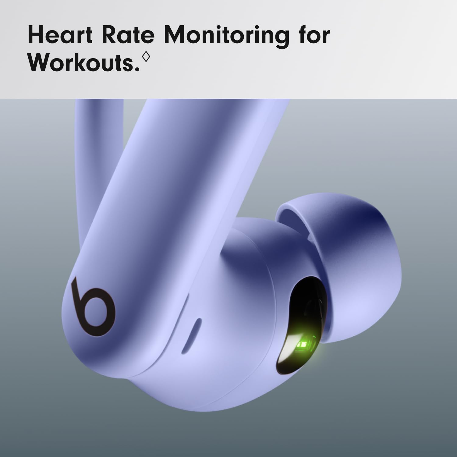 Beats Powerbeats Pro 2 Wireless Bluetooth Earbuds with Apple Care+ (2 Year Warranty) - Hyper Purple | Sweatproof Workout Headphones for Running, Gym & Sports