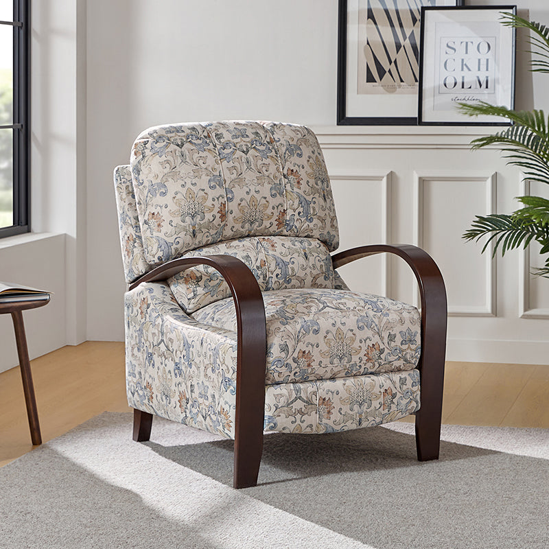 Premium Diana Manual Recliner Chair - Solid Wood Frame with Plush Upholstery for Ultimate Comfort | Perfect for Living Room, Bedroom & Home Theater Relaxation