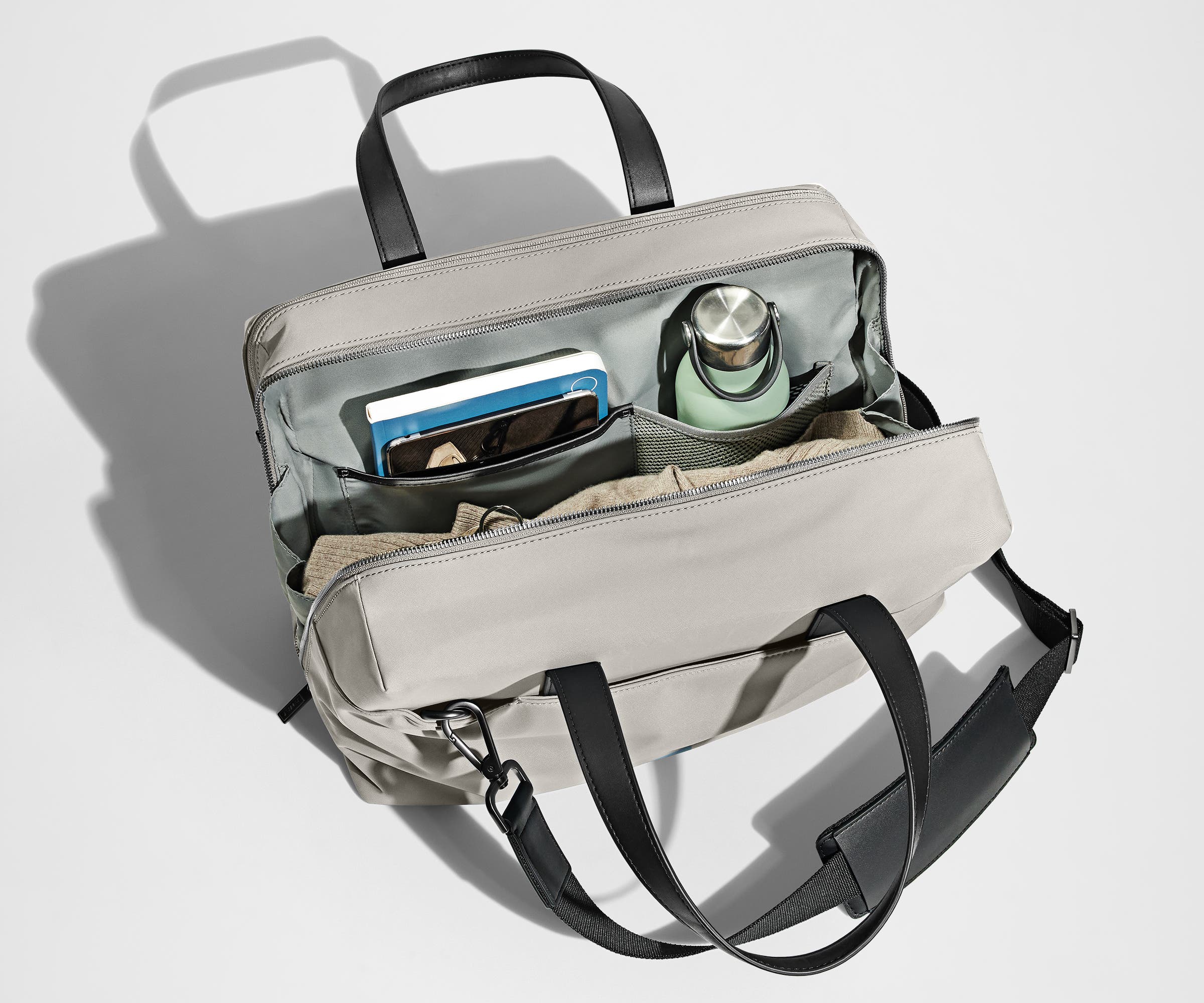 The Everywhere Bag in Cloud Gray - Stylish & Durable Crossbody Purse for Women - Perfect for Travel, Work & Everyday Use