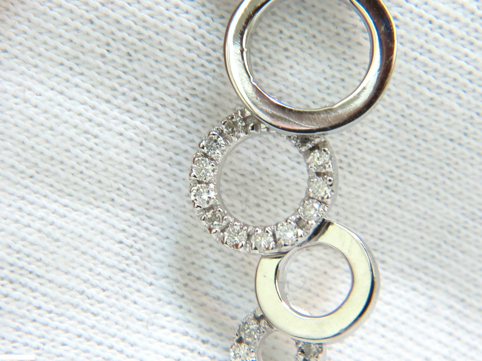 0.60CT Round Dangle Bubble Pendant with Natural Diamonds (F/VS, 14K Gold) - Perfect for Weddings, Parties & Special Occasions