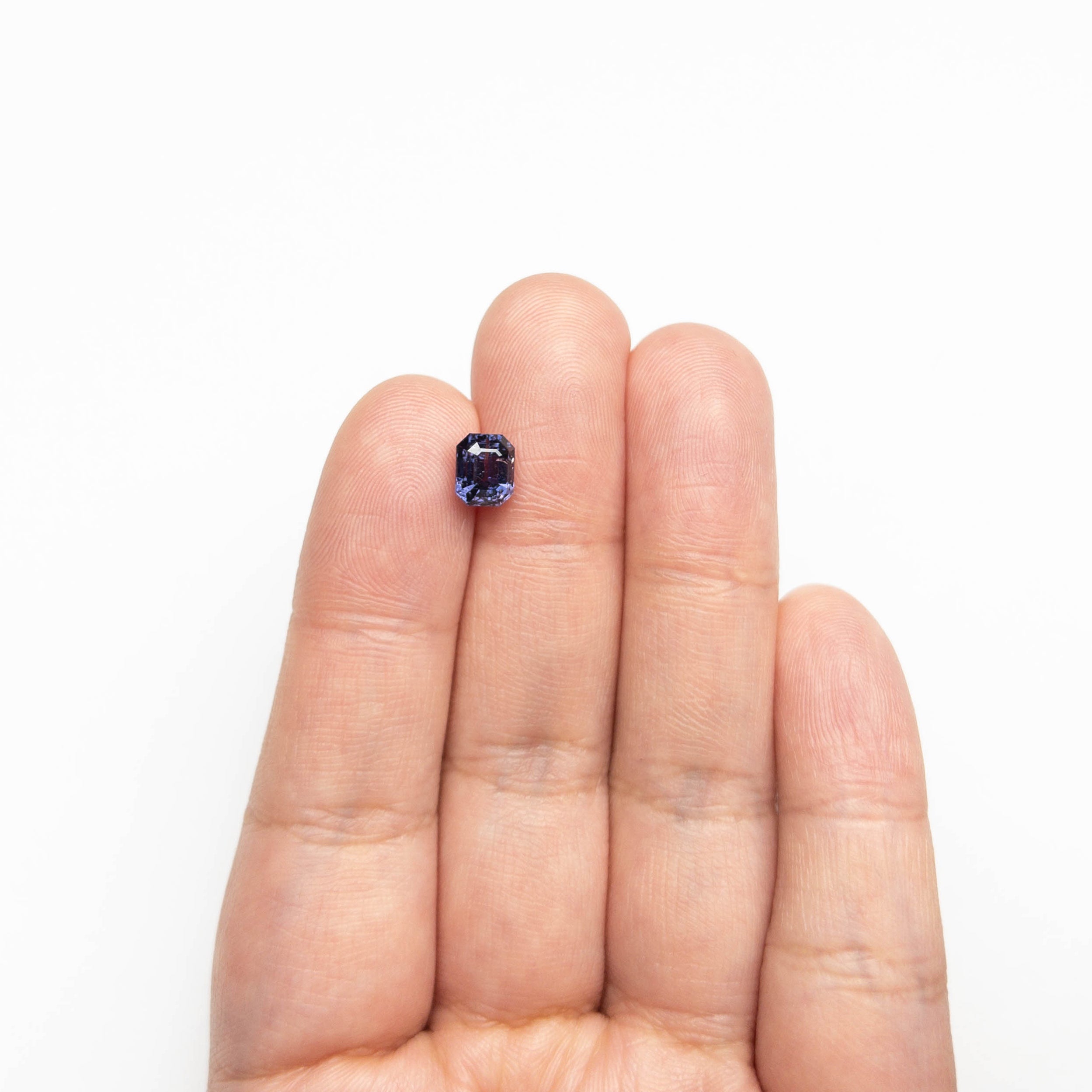 1.79ct Natural Blue Sapphire Gemstone - 6.59x5.41x4.80mm Step Cut Rectangle with Cut Corners (Item#23067-01) - Perfect for Engagement Rings, Fine Jewelry & Collector's Pieces
