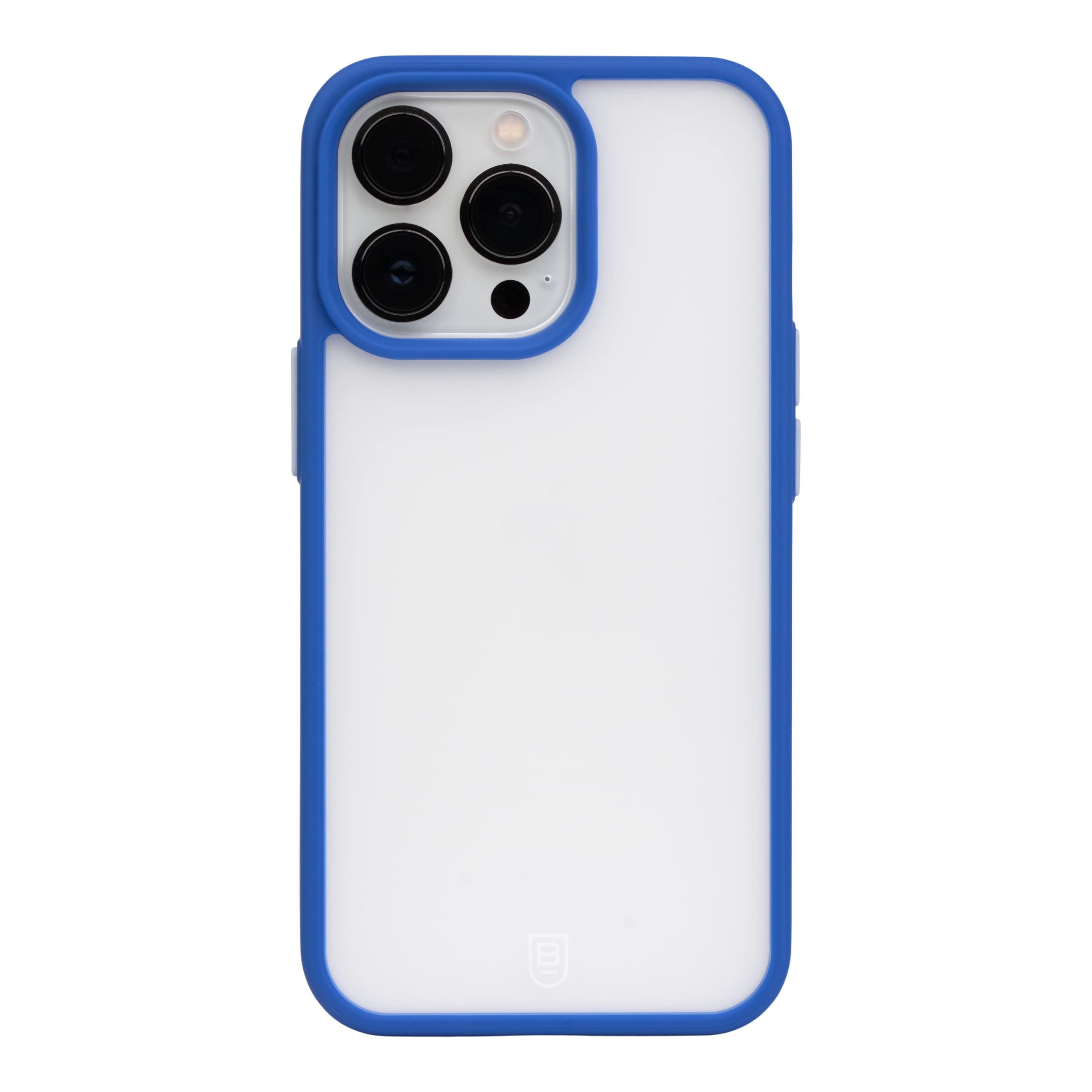 BodyGuardz Elements E13 Shockproof Case for iPhone 13 Pro - Military-Grade Protection with Camera Cover & Wireless Charging Support | Dusty Blue | Perfect for Outdoor Activities & Daily Use