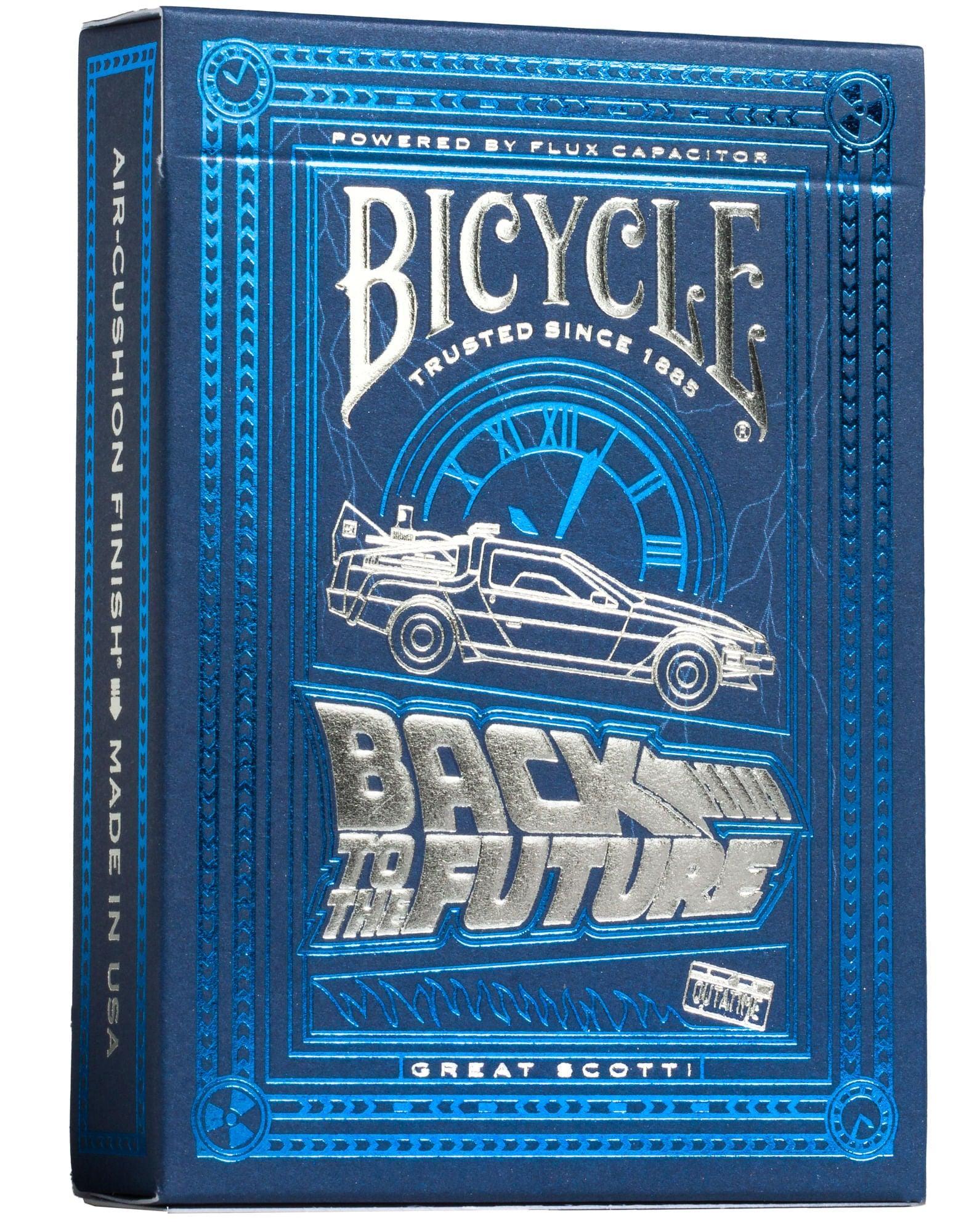 Back to the Future Themed Bicycle Playing Cards - 80s Nostalgia Deck for Magic Tricks, Poker Games & Movie Night Fun