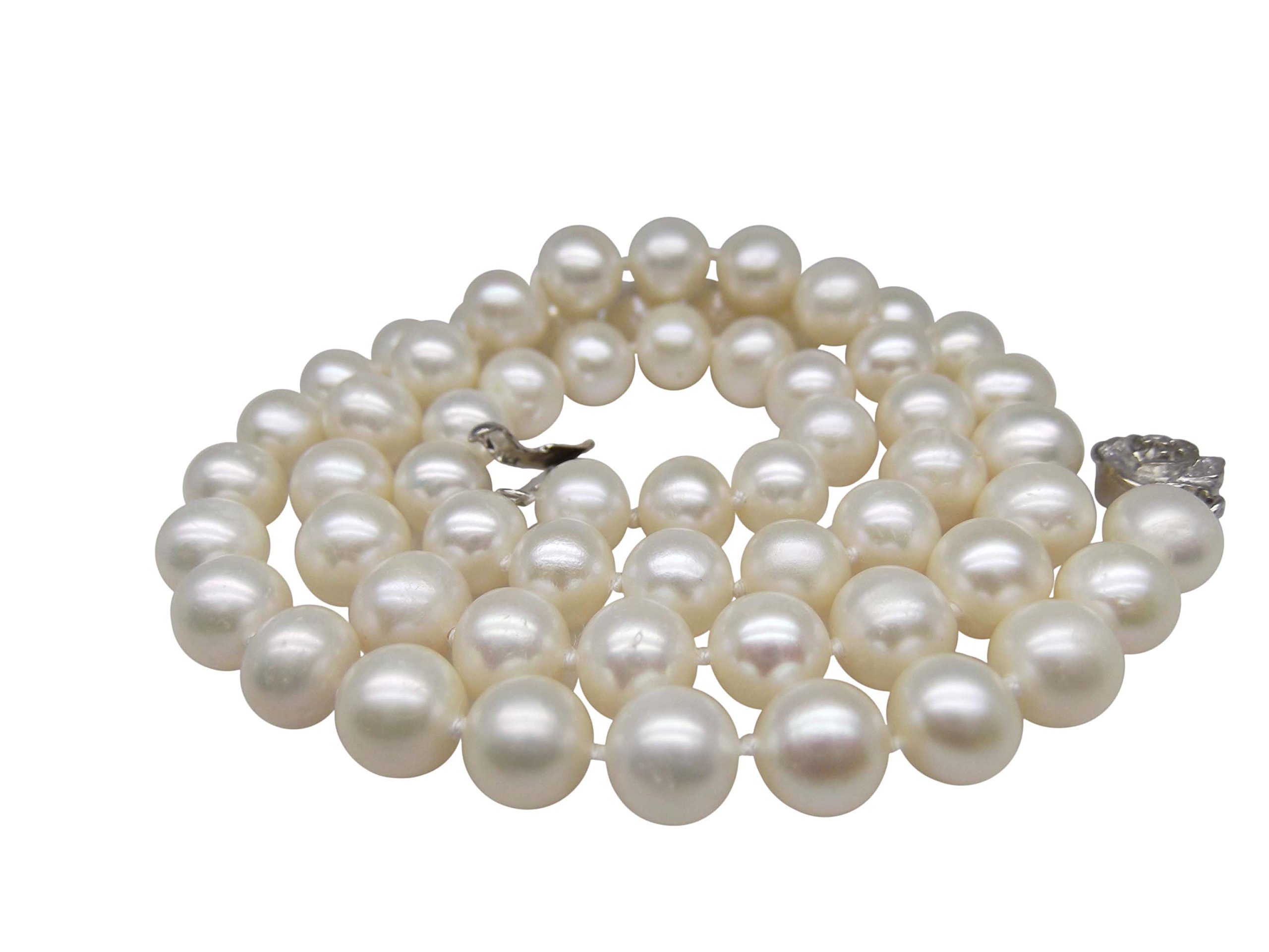 Cultured Freshwater Pearl Necklace - Ivory & White Pearls for Women | Wedding & Formal Jewelry