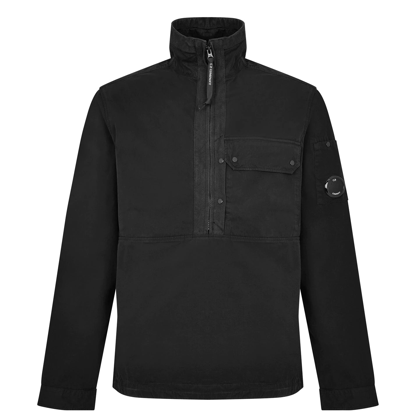 CP Company Lens Cotton Poplin Jacket - Lightweight Water-Resistant Men's Windbreaker Jacket for Outdoor Activities & Urban Style